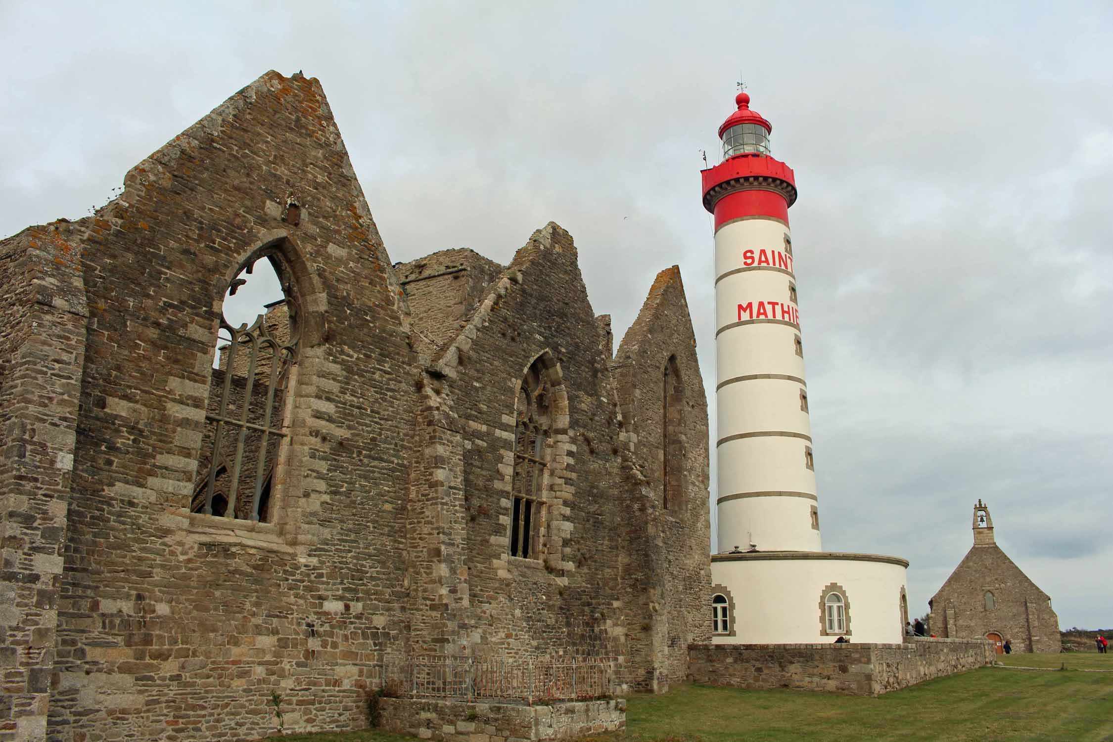 Pointe Saint-Mathieu, abbaye romane, phare