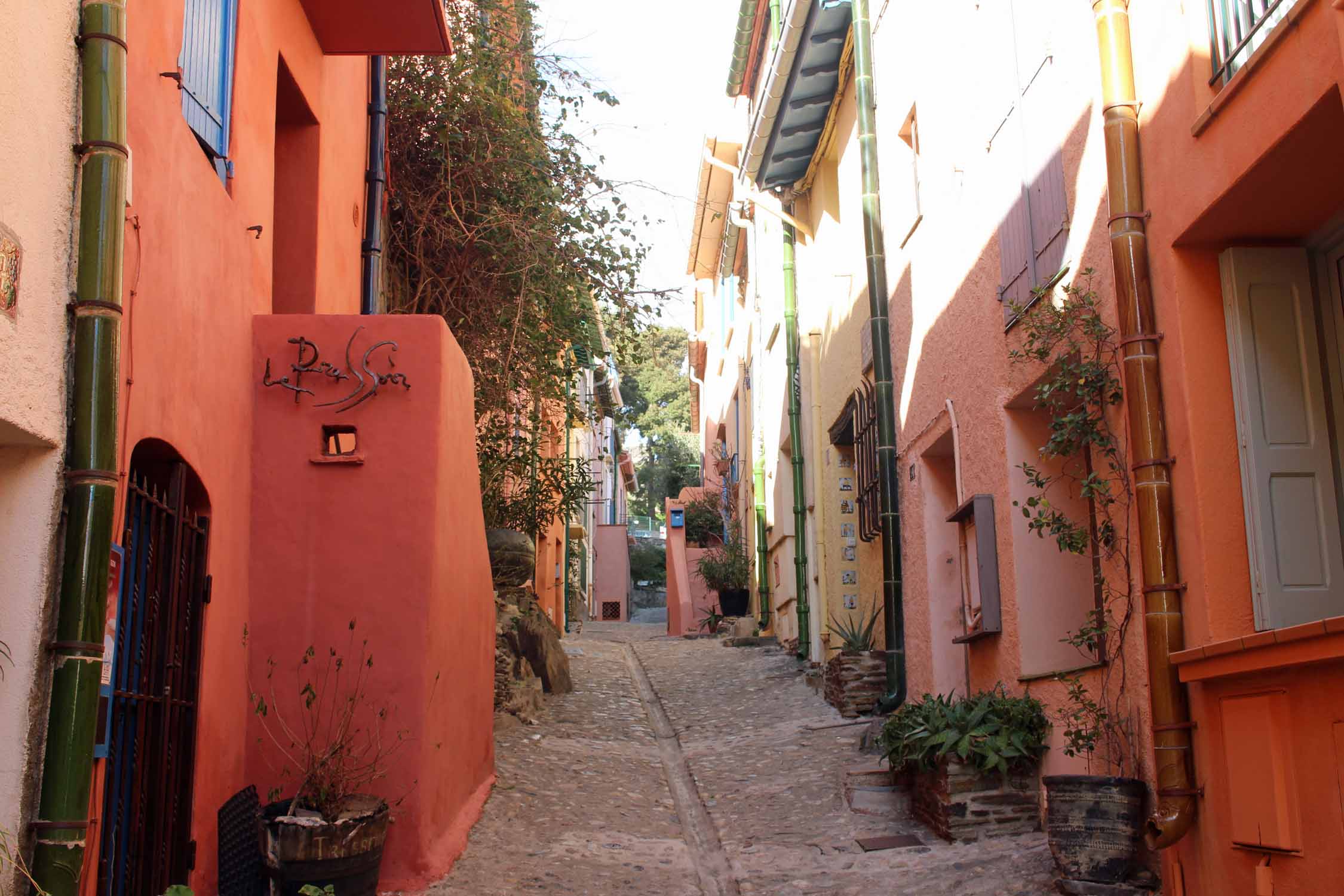 Collioure, ruelle colorée