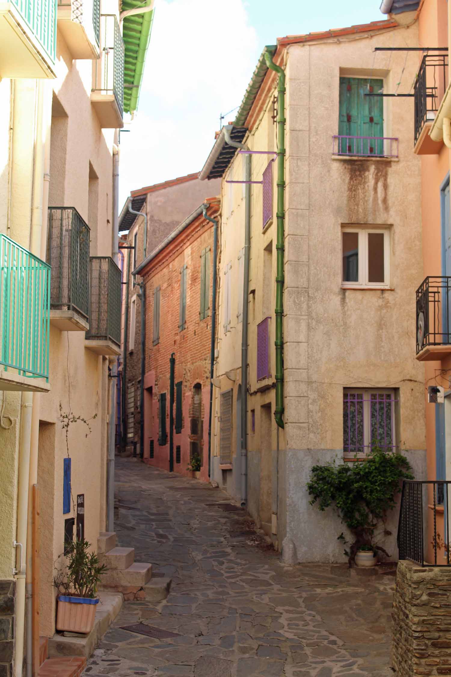 Collioure, rue colorée