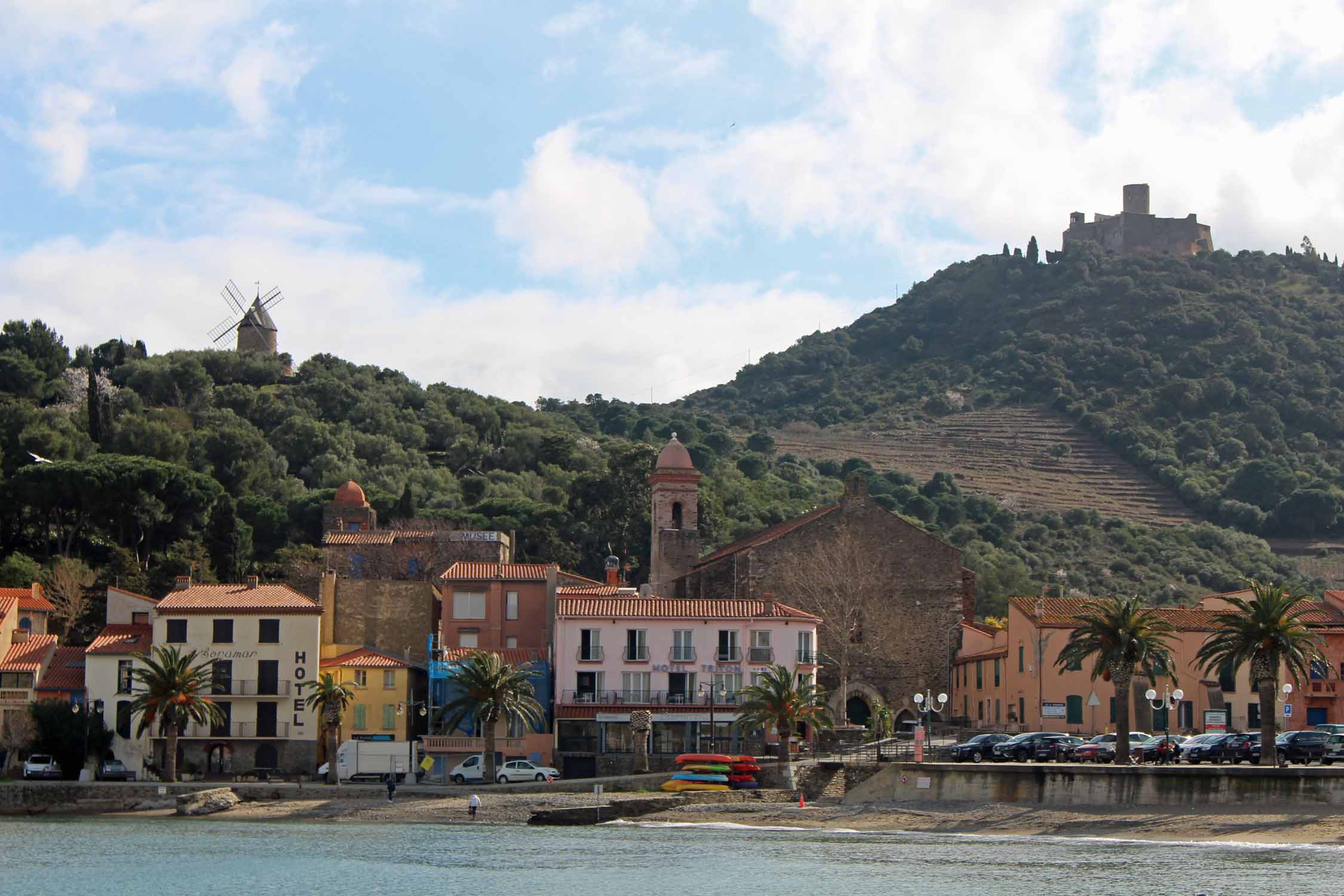 Collioure, paysage, fort Libéria