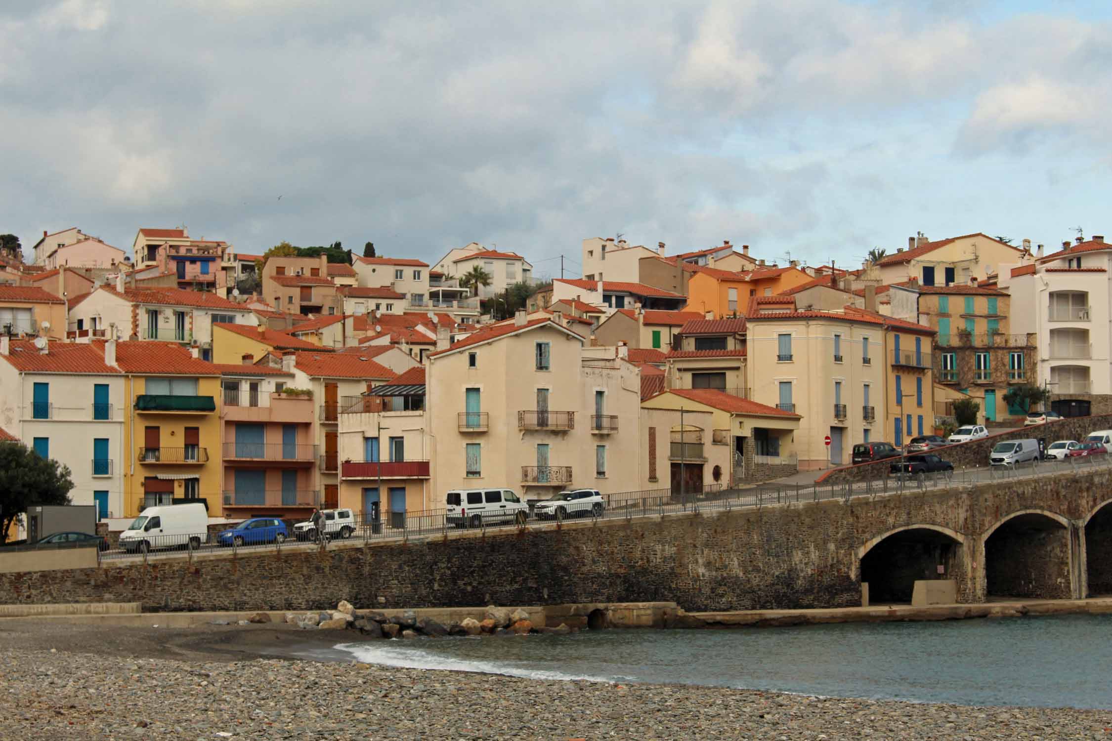 Banyuls-sur-Mer, maisons colorées