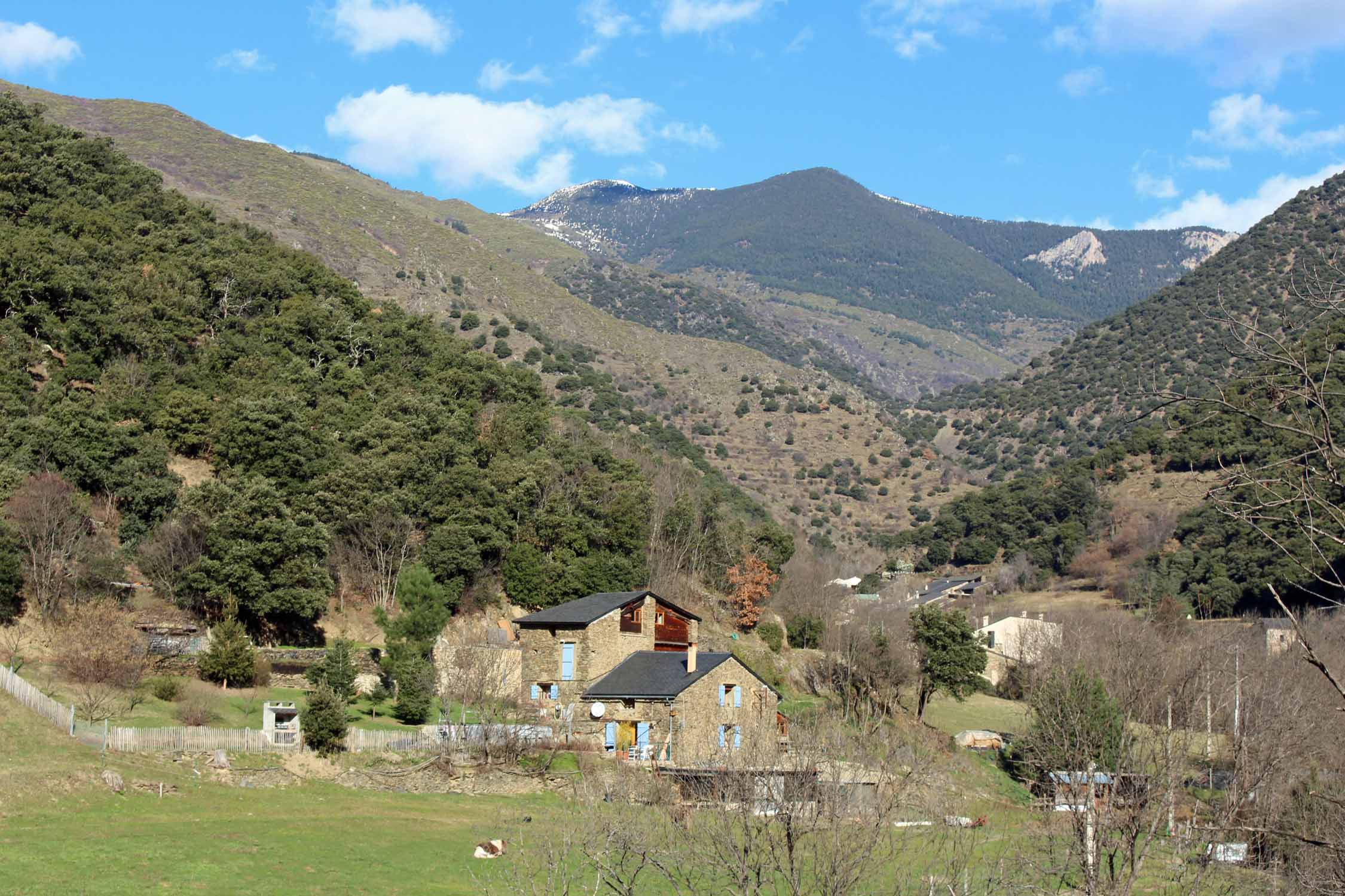 Evol, Pyrénées, paysage