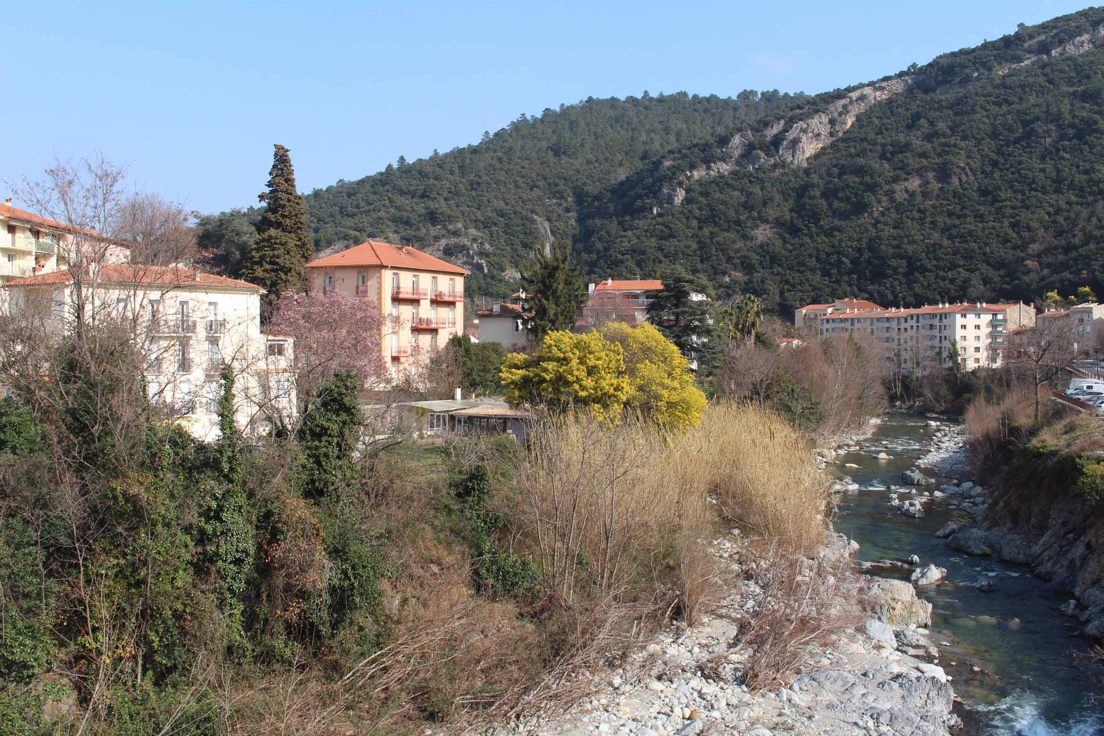 Amélie-les-Bains, paysage