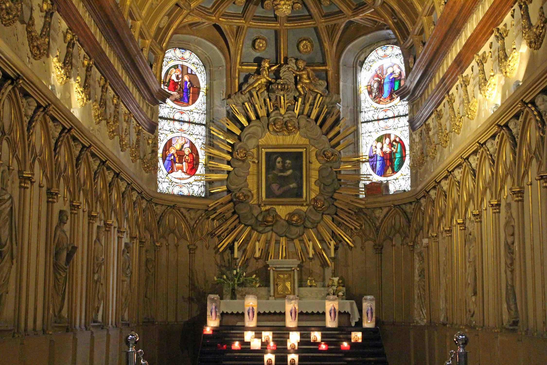Besançon, cathédrale Saint-Jean, intérieur