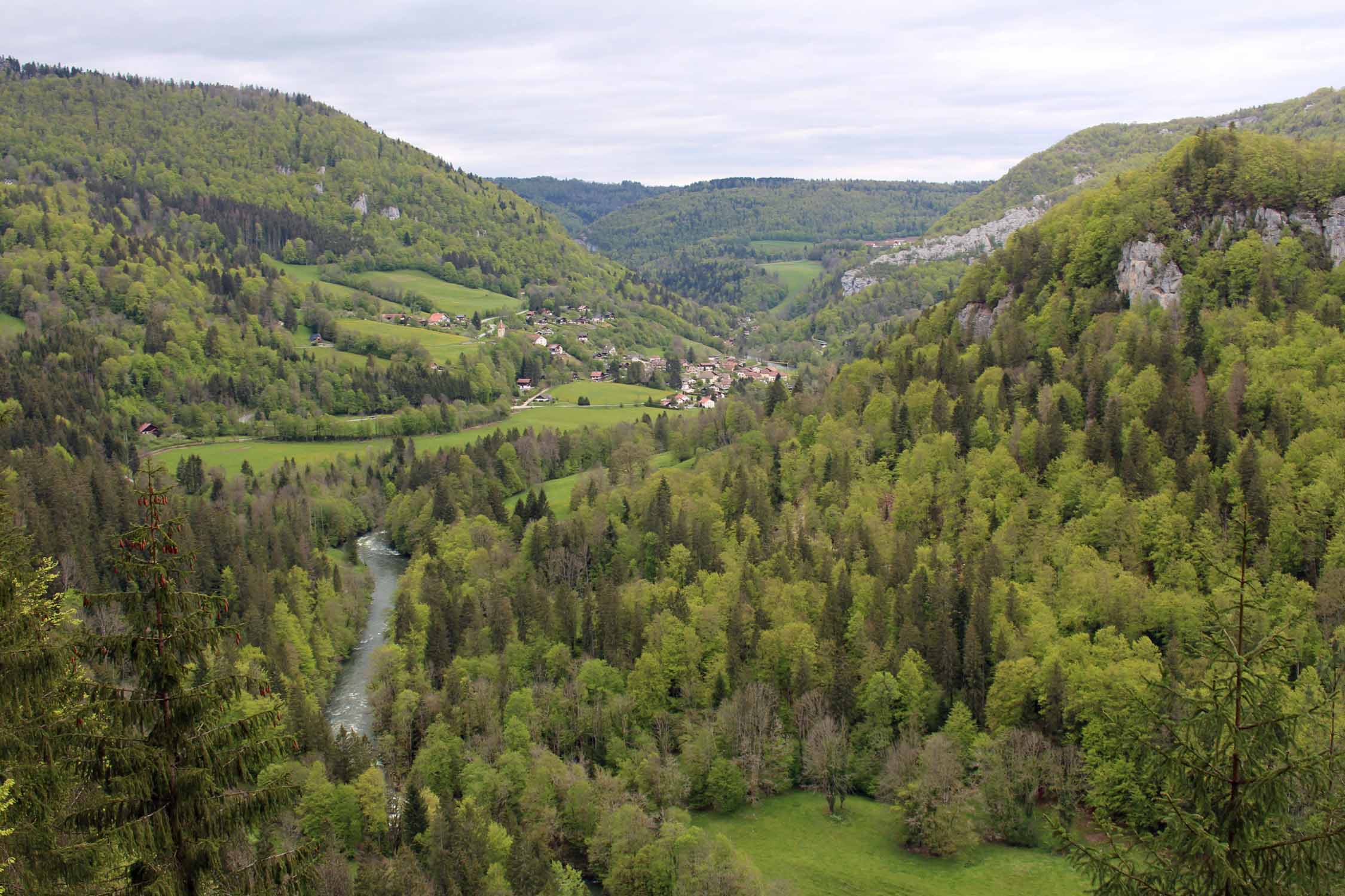 Corniche de Goumois, le Doubs