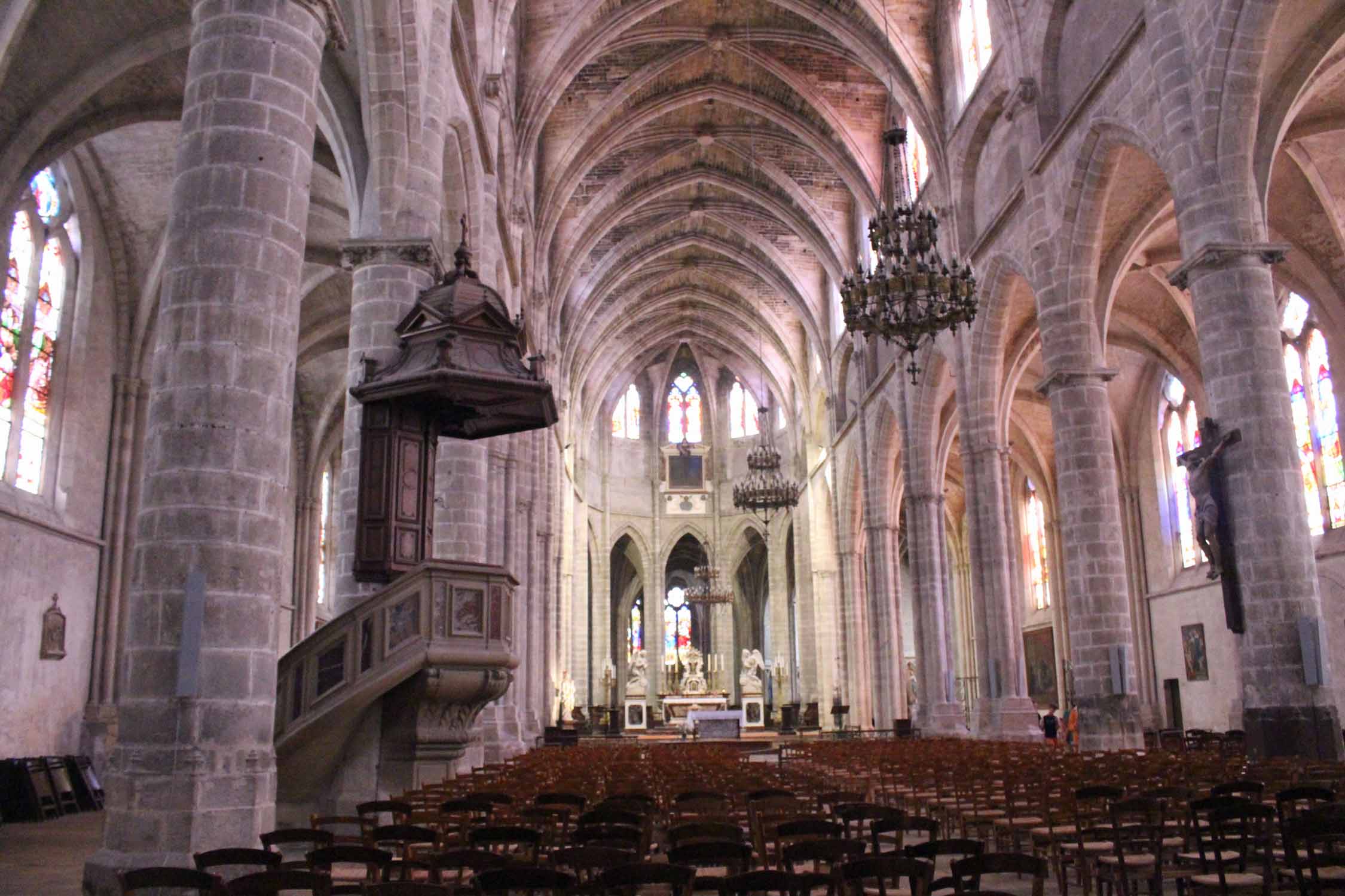 Bazas, cathédrale Saint-Jean-Baptiste, intérieur