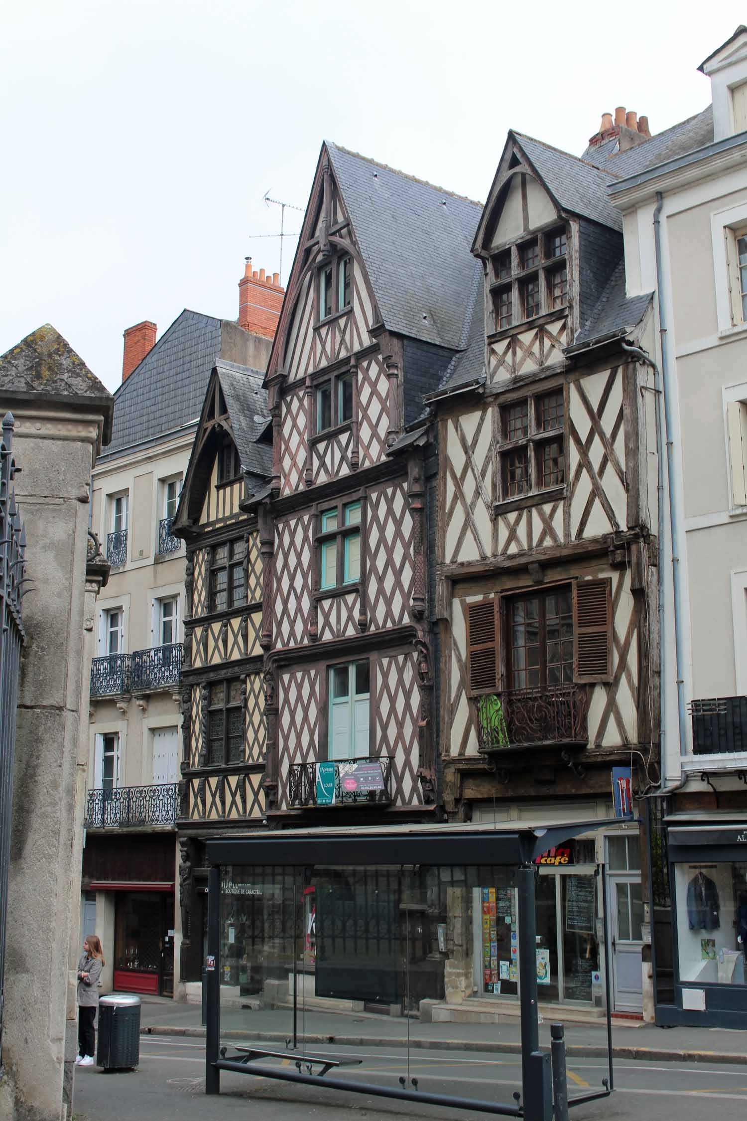 Angers, maison à colombage