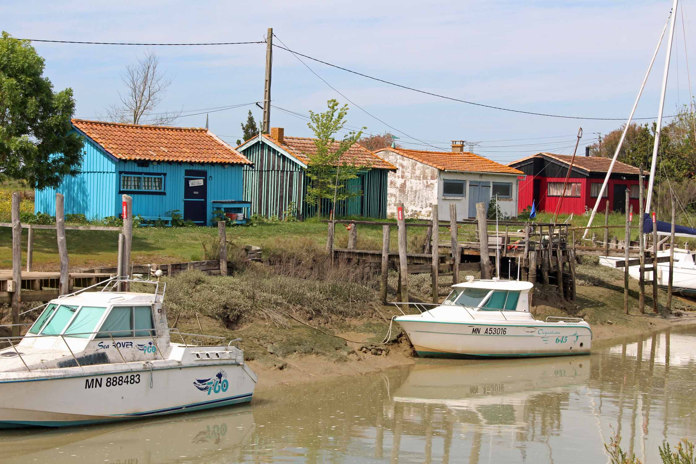 Marennes, la Cayenne, bateaux