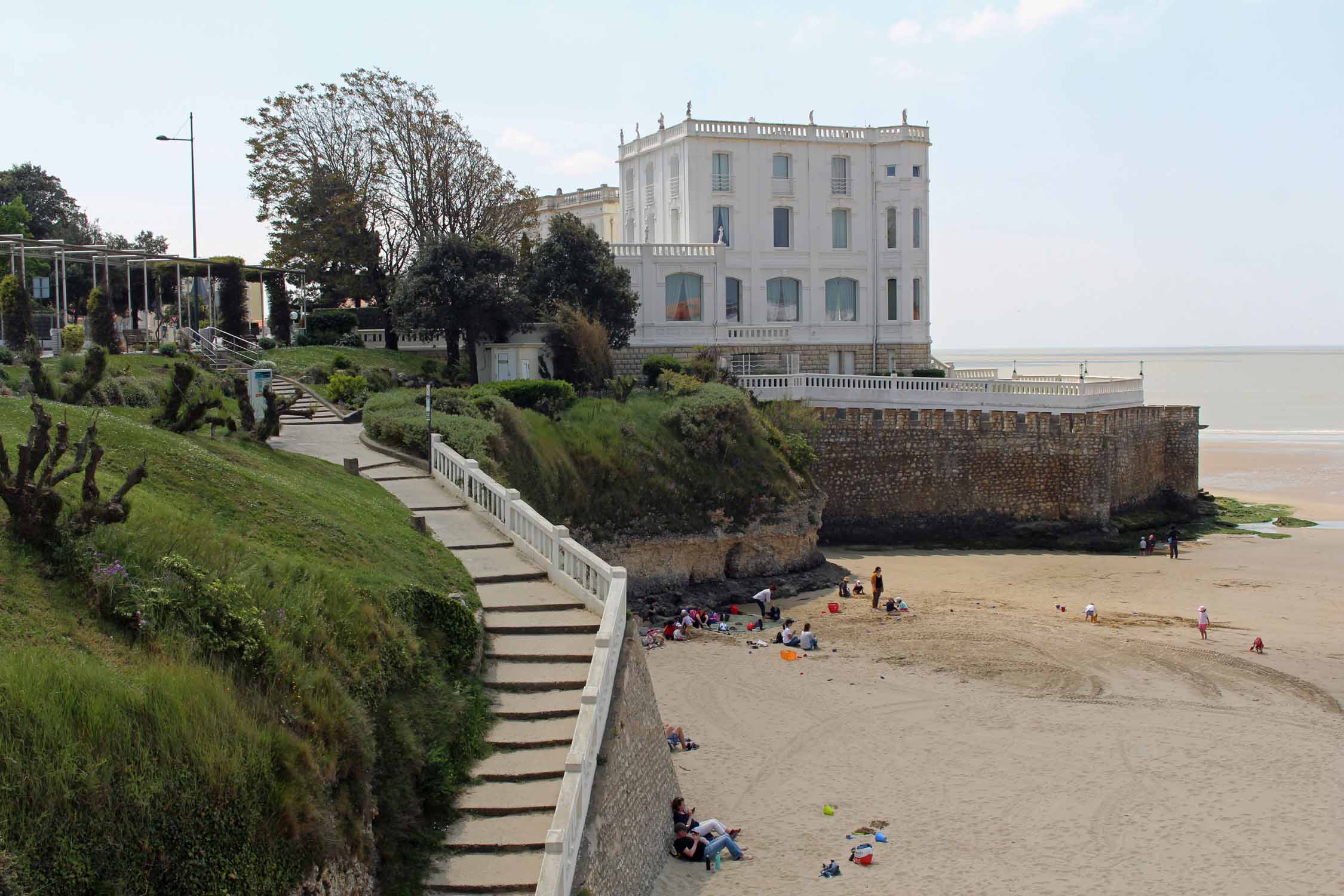 Royan, plage de Pontaillac, bord de mer