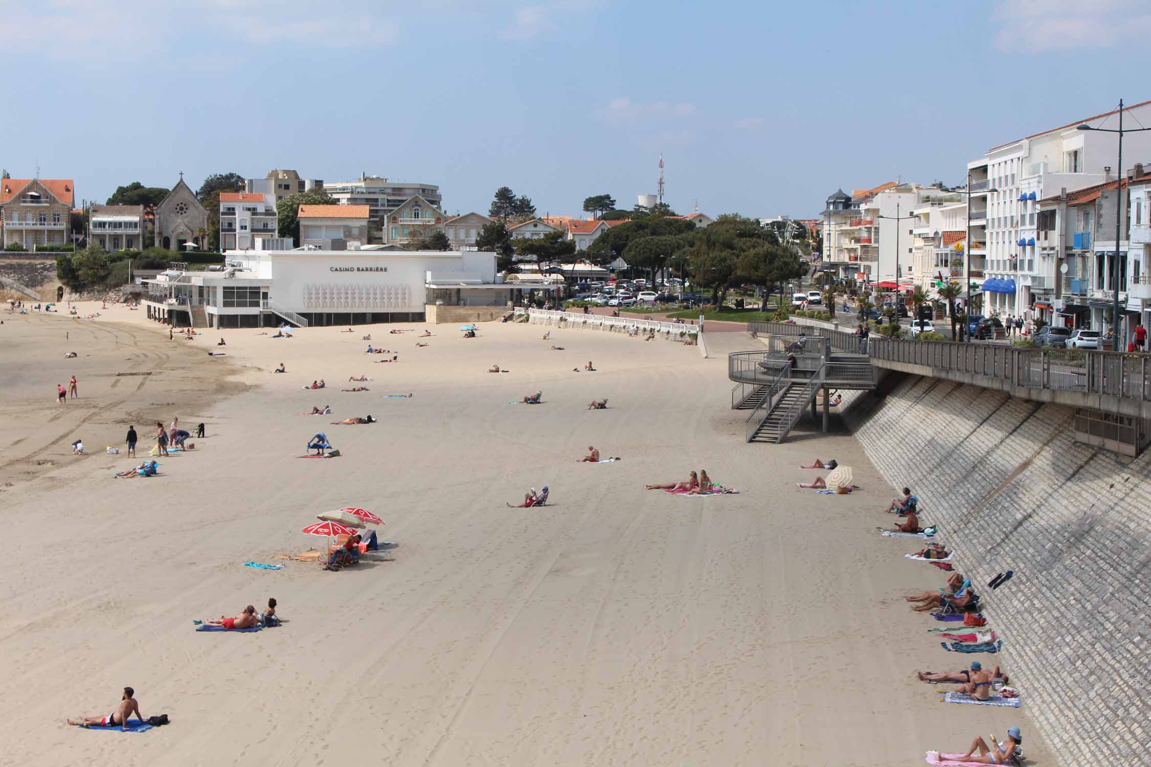 Royan, plage de Pontaillac, casino