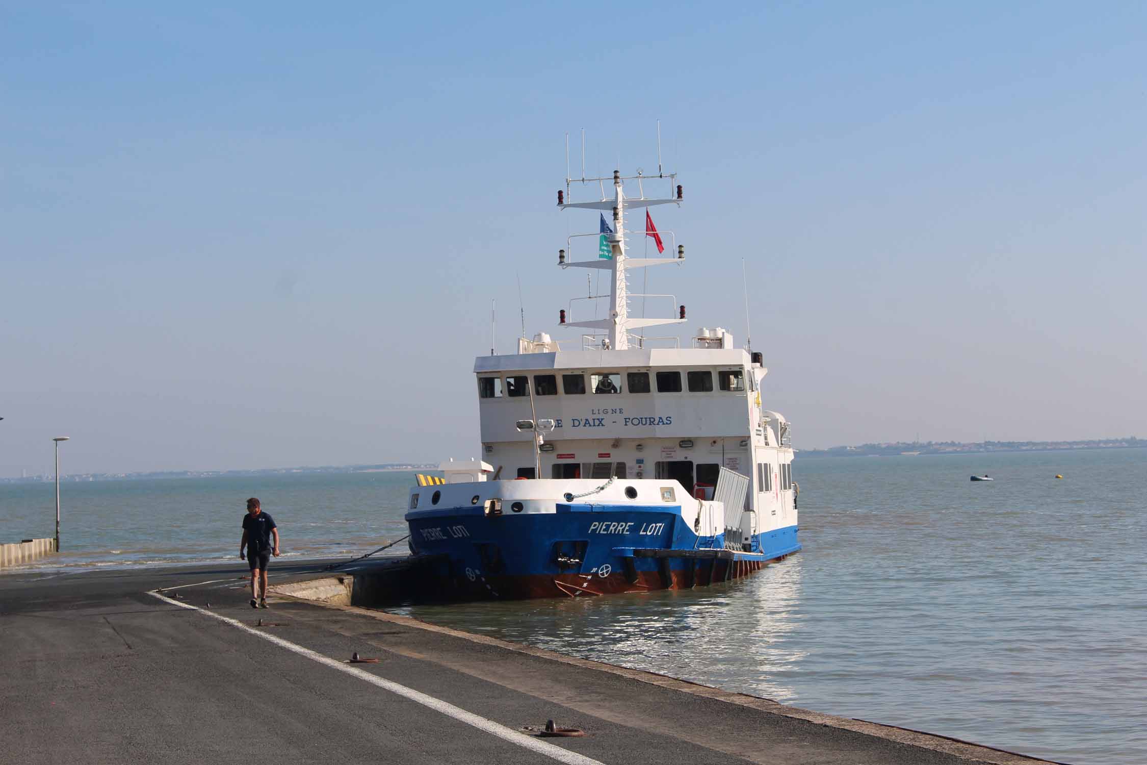 Ile d'Aix, embarcadère, bateau