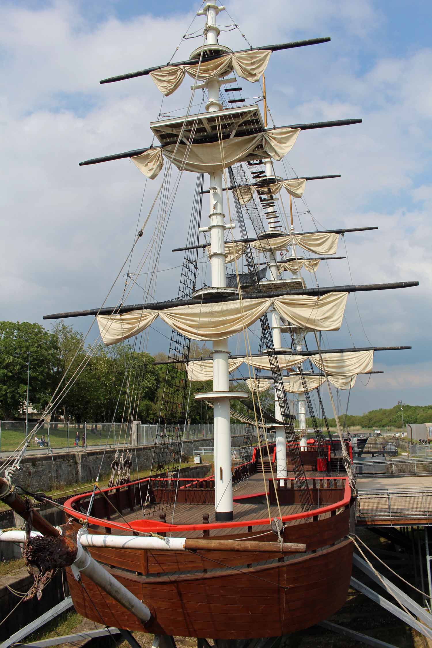 Rochefort, bateau l'Hermione