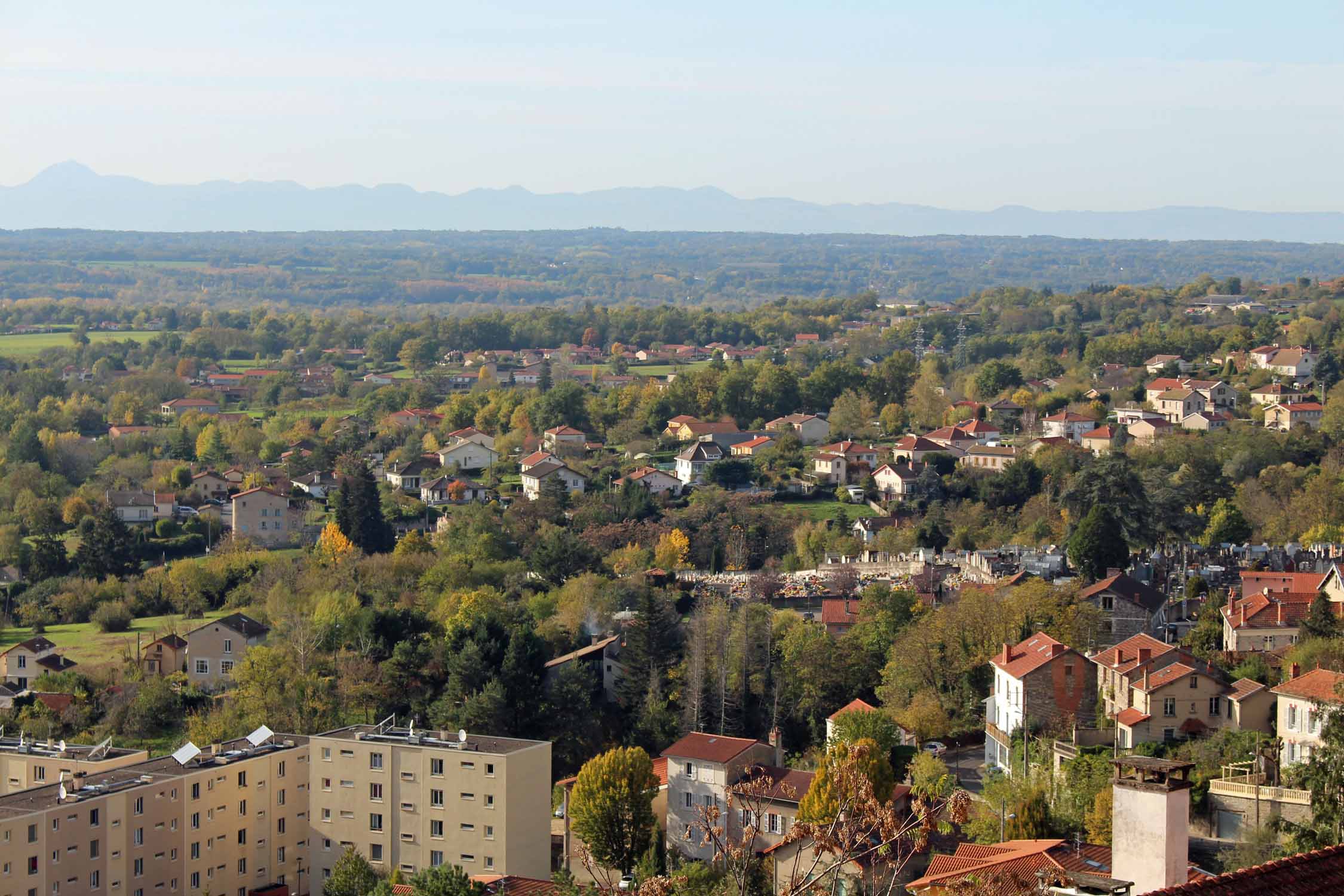 Thiers, paysage