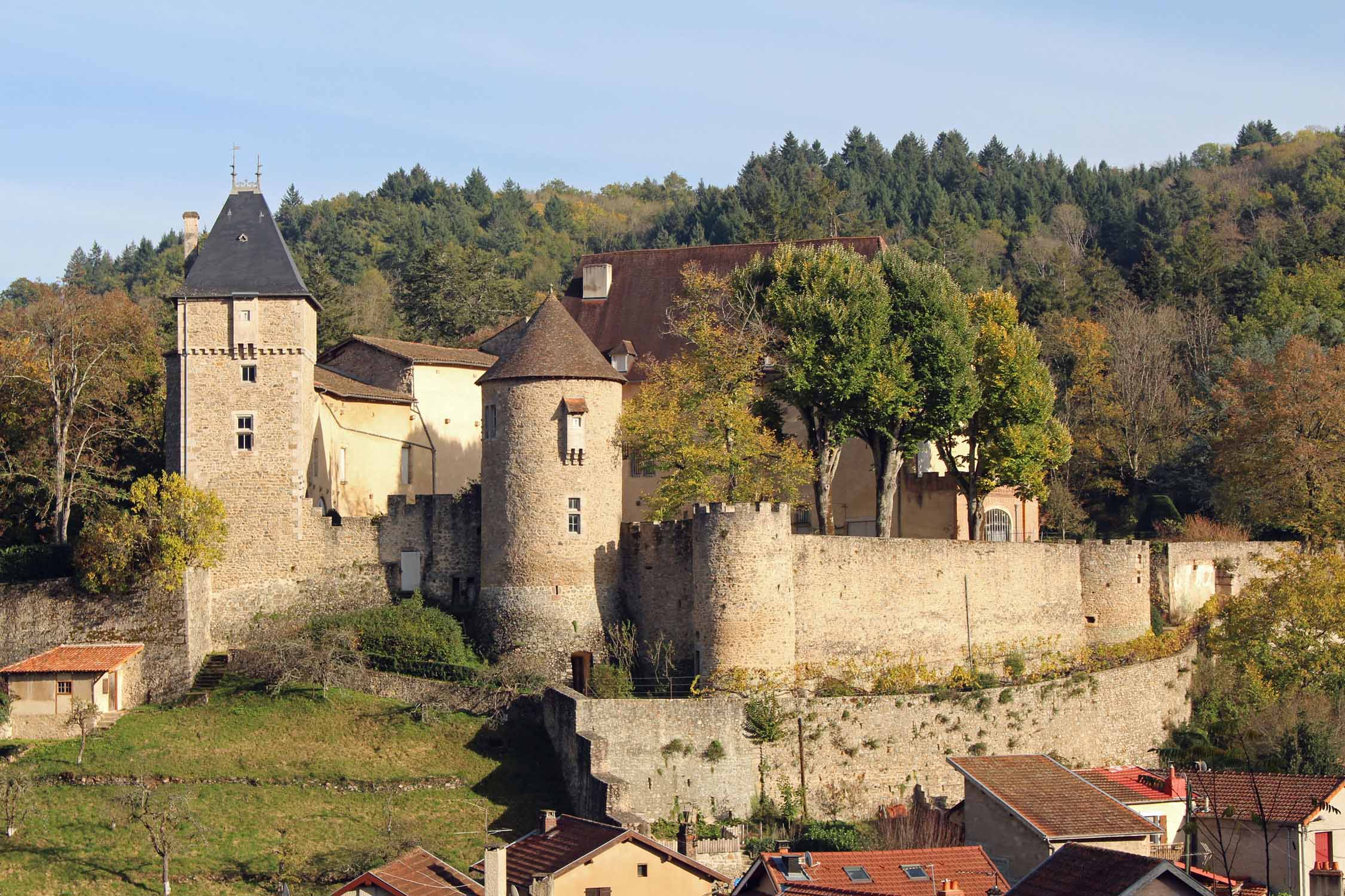 Chateldon, château