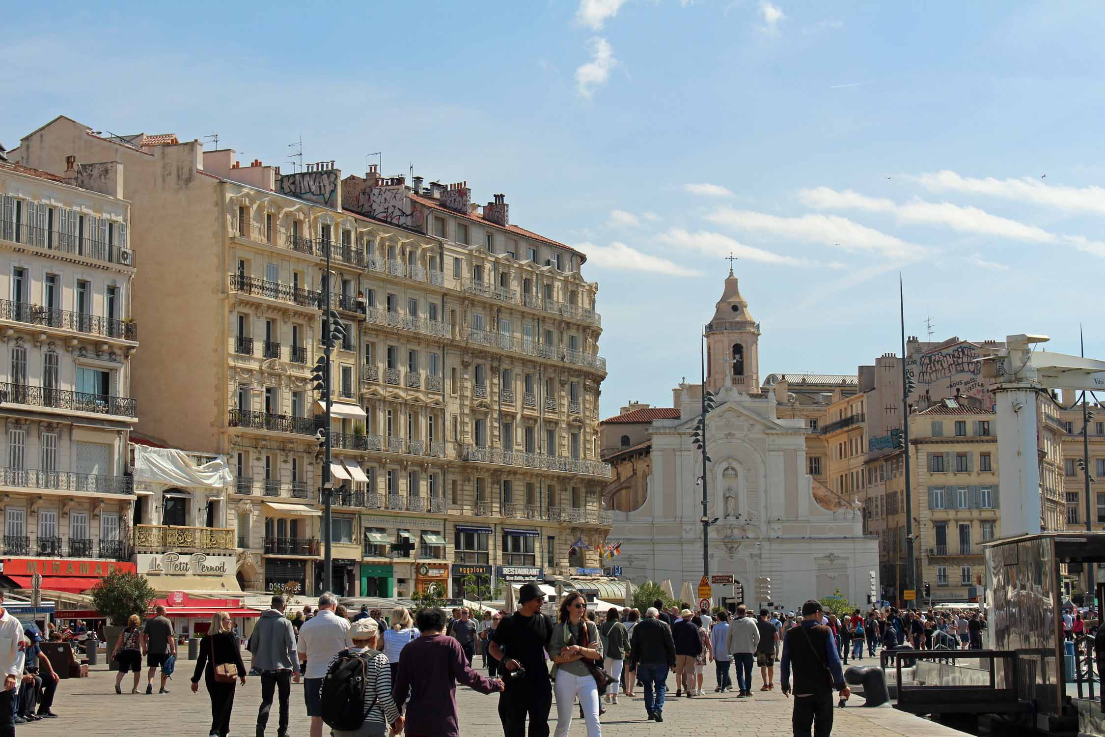 Marseille, église Saint-Ferréol-les-Augustins, port