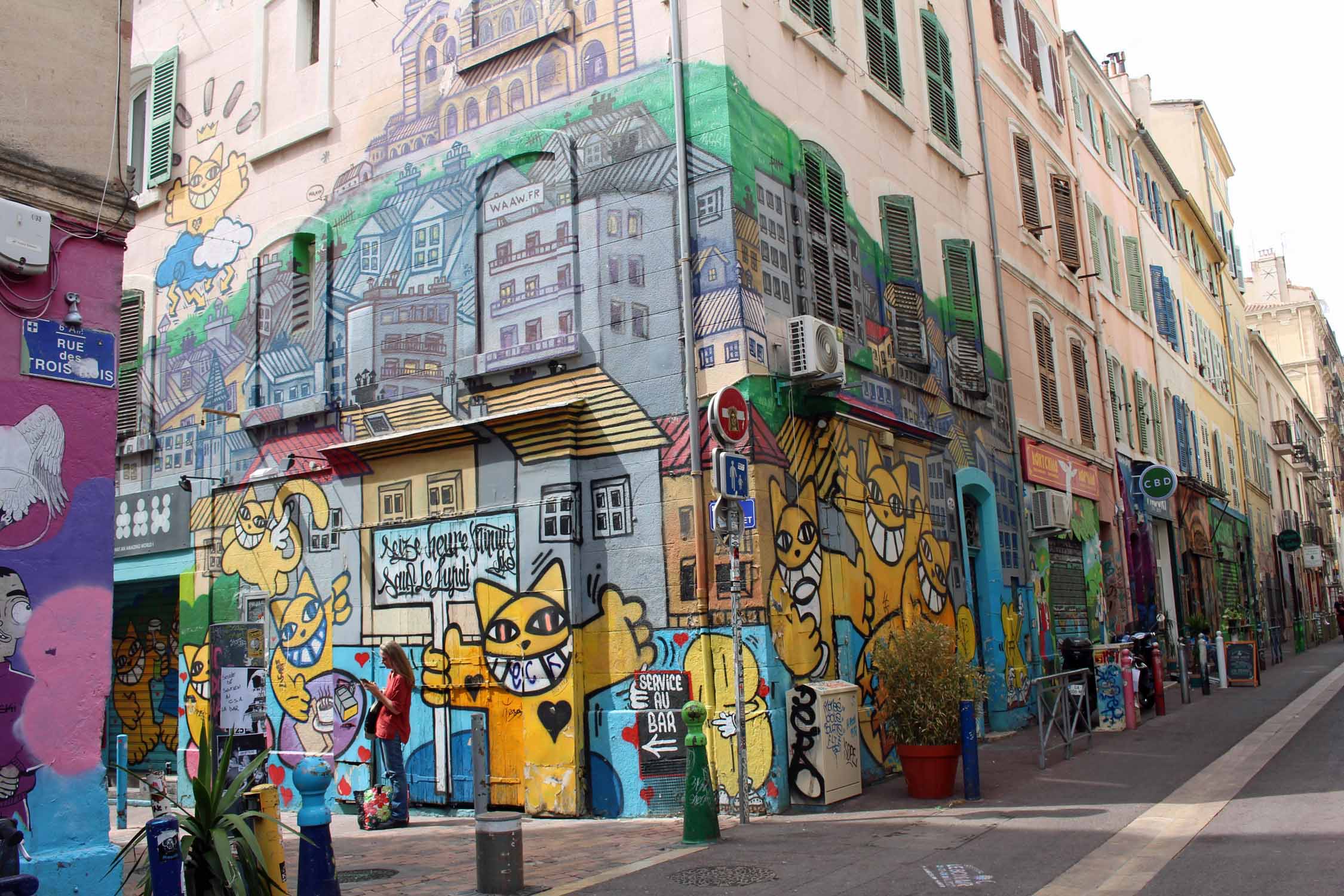 Marseille, cours Julien, street-art