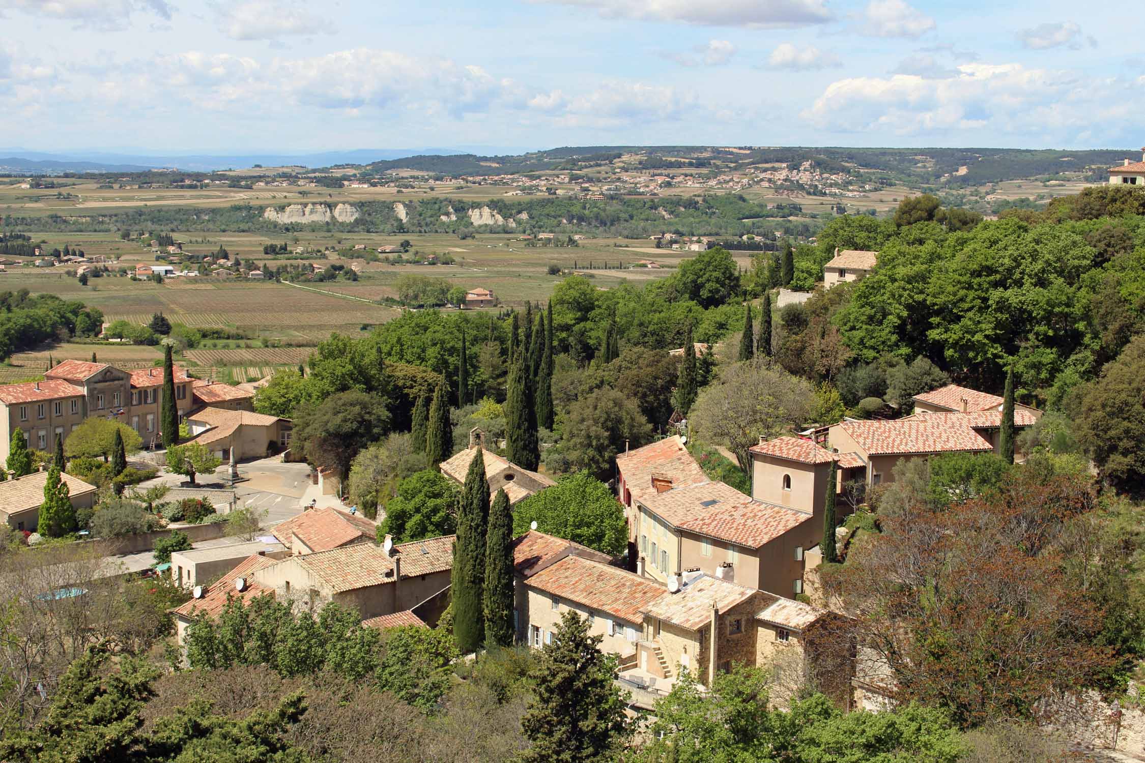 Séguret, paysage