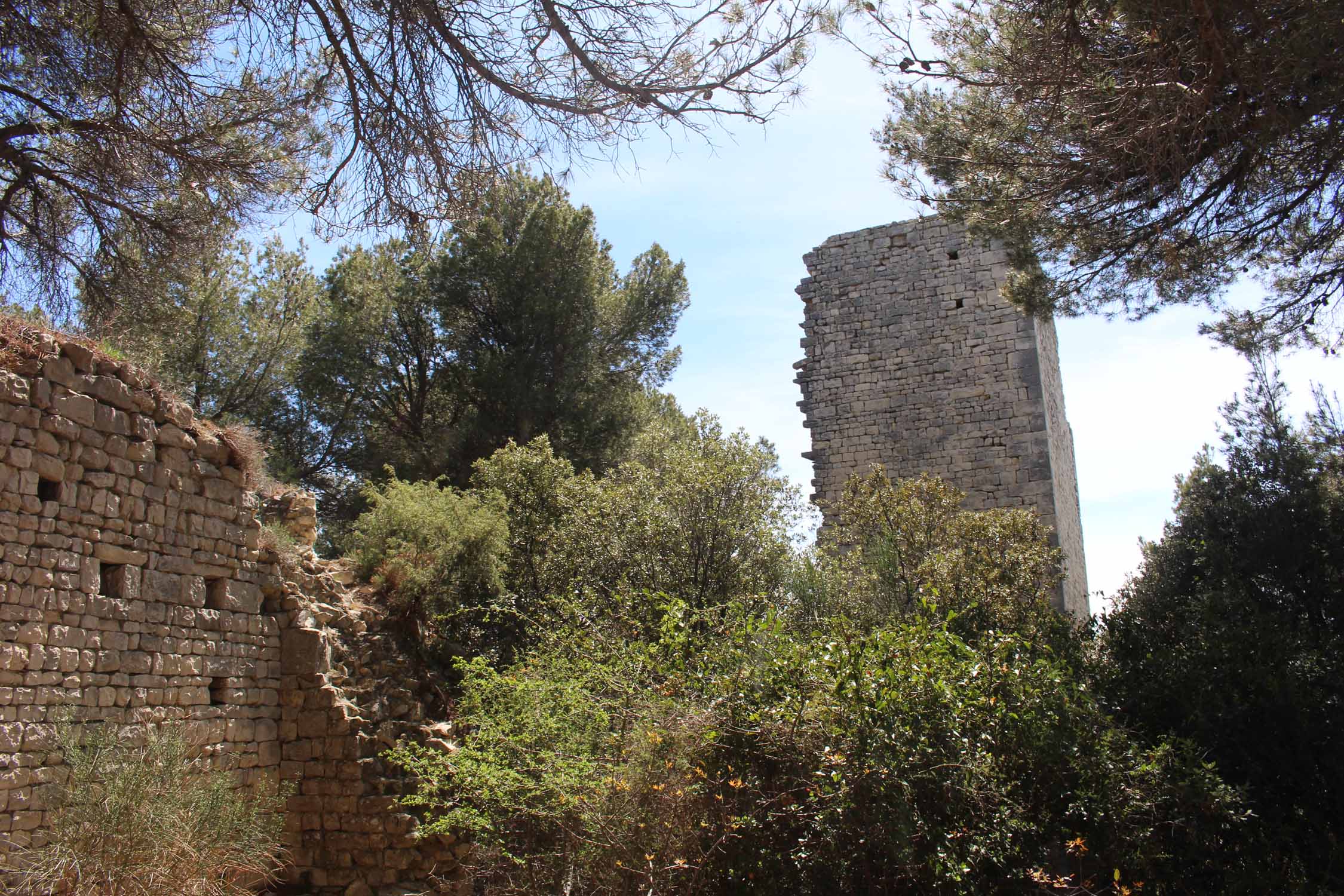 Séguret, château, ruines