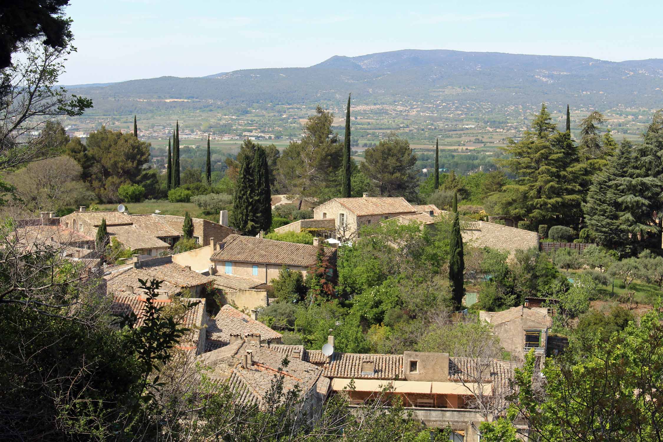 Oppède-le-Vieux, paysage