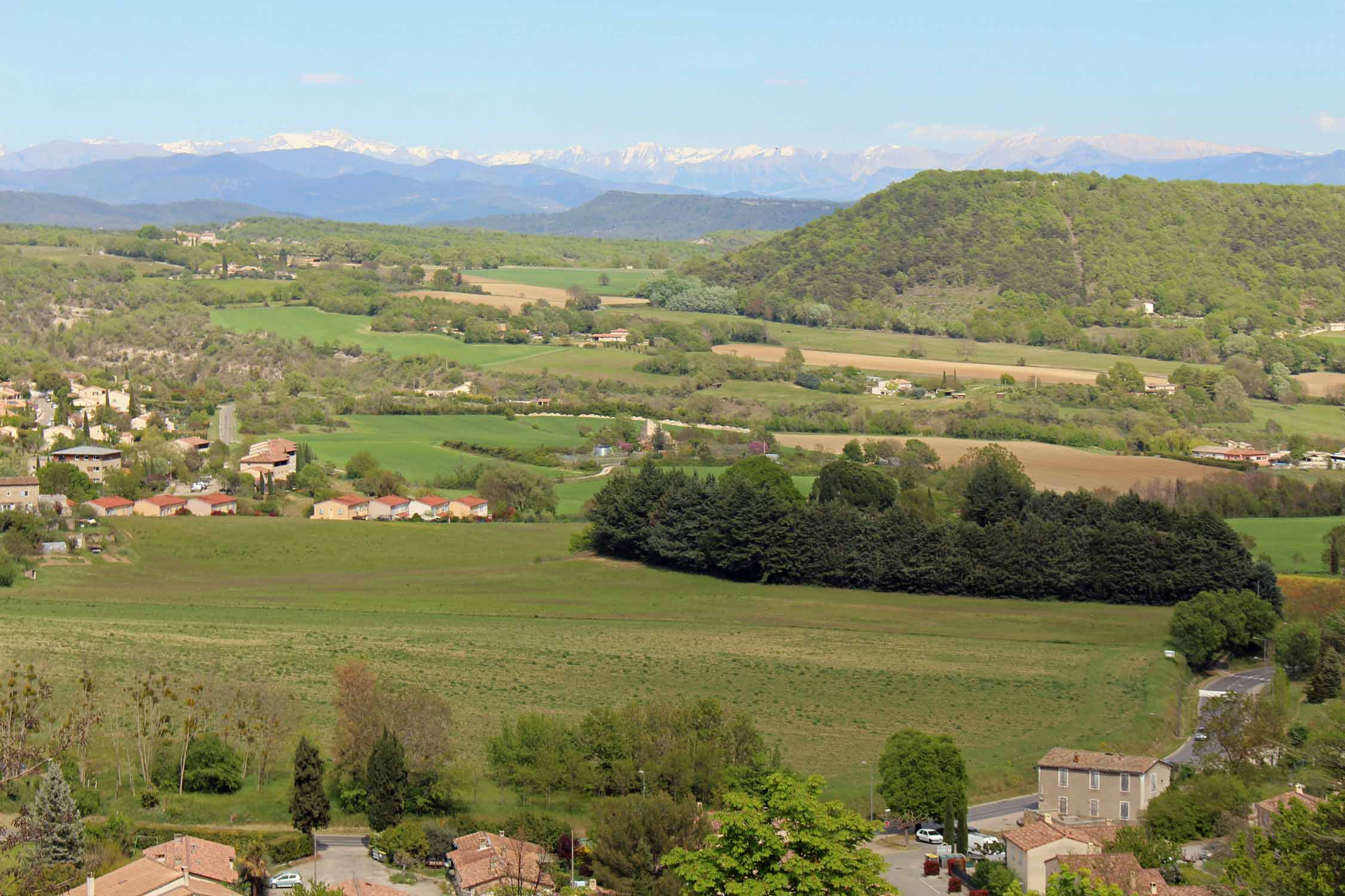 Forcalquier, paysage