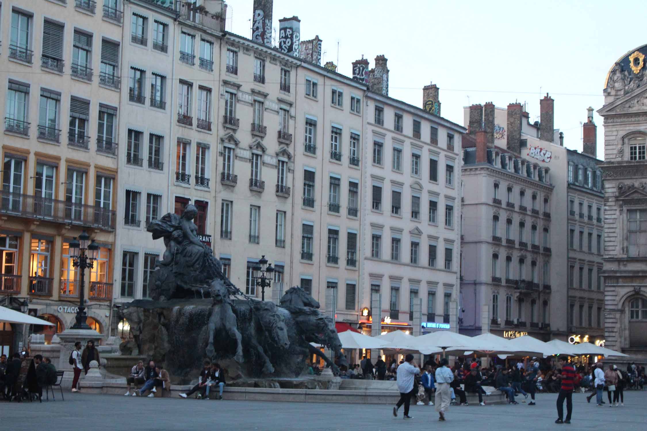 Lyon, place des Terreaux