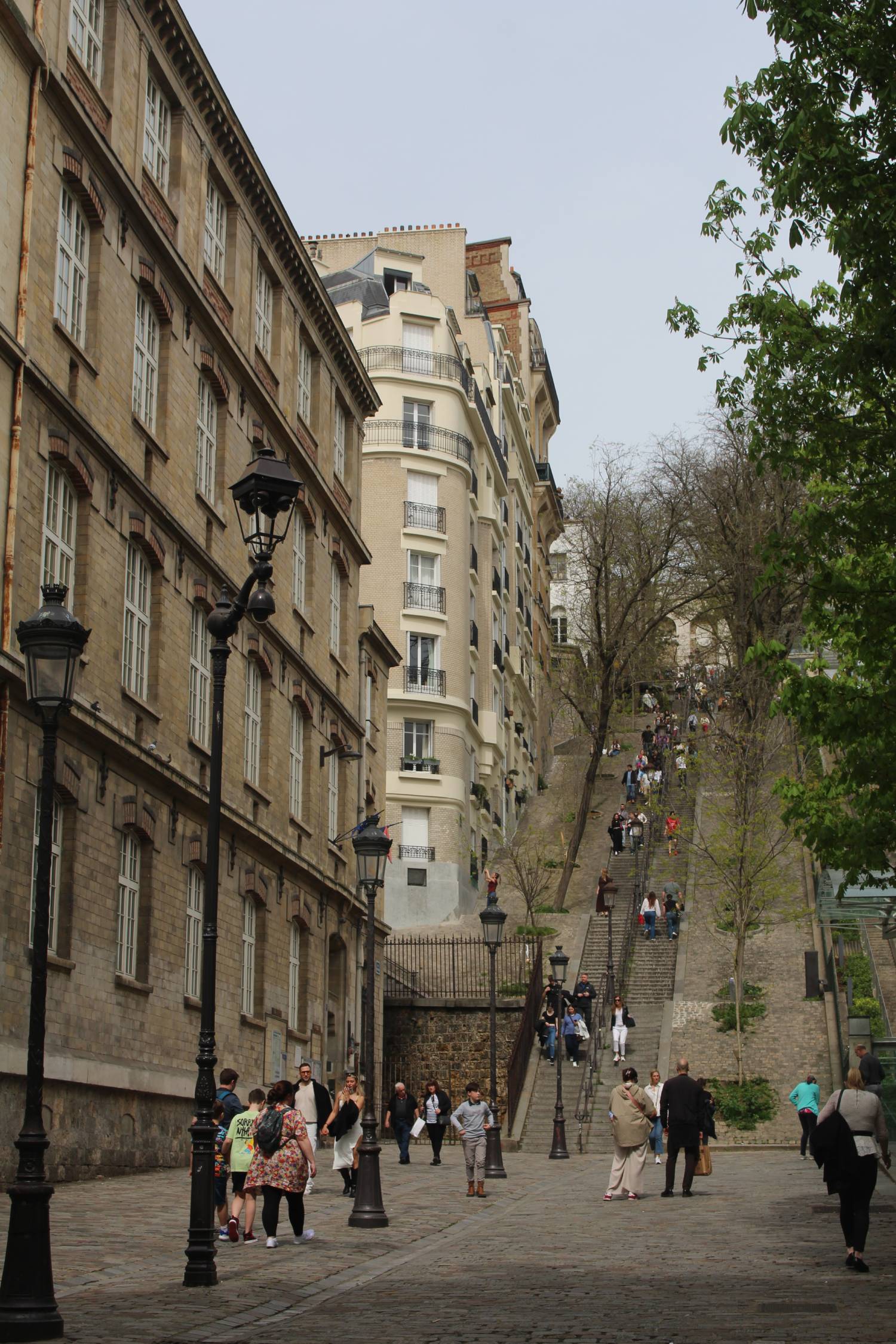 Paris, Montmartre, escaliers