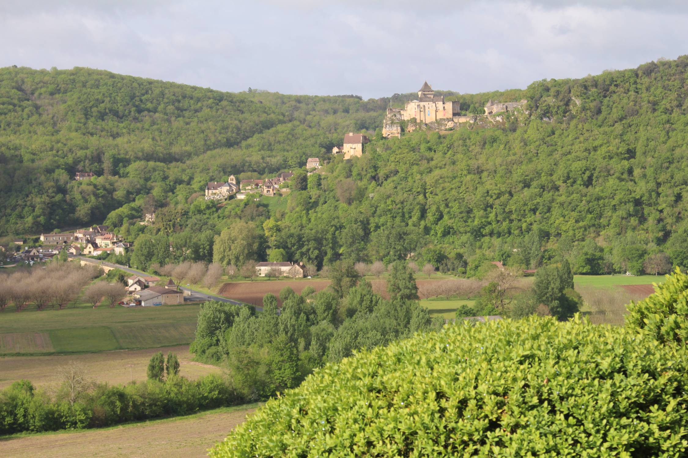 Rivière la Dordogne, paysage