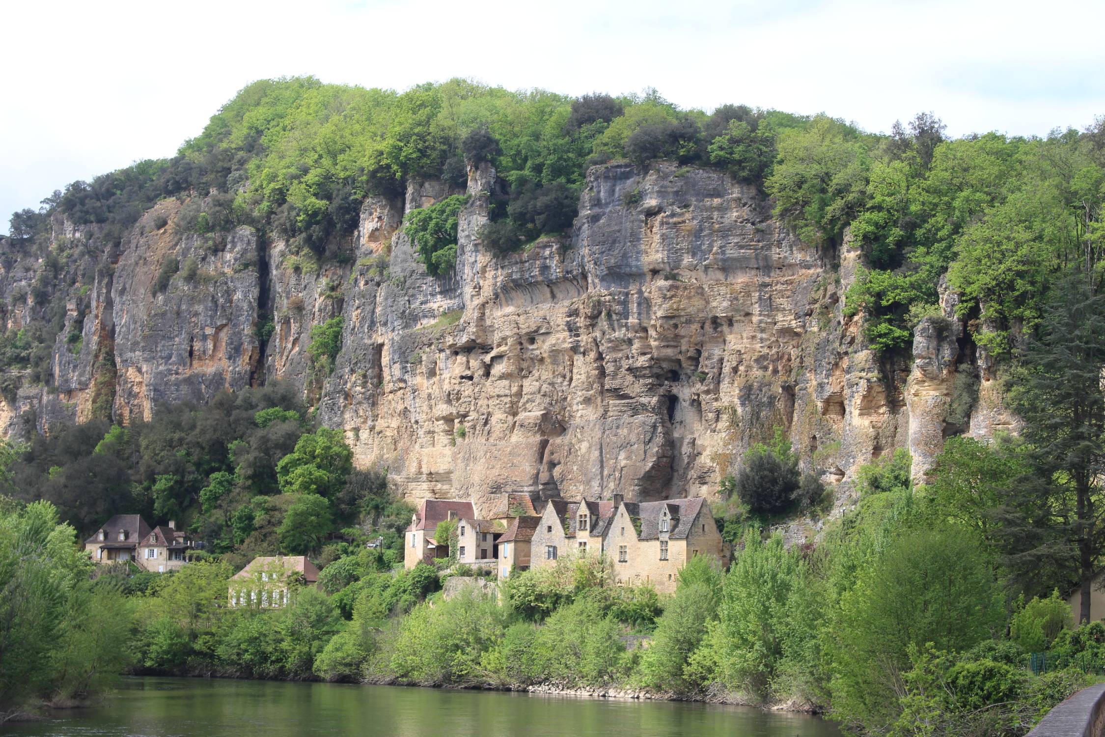 La Roque-Gageac, falaises