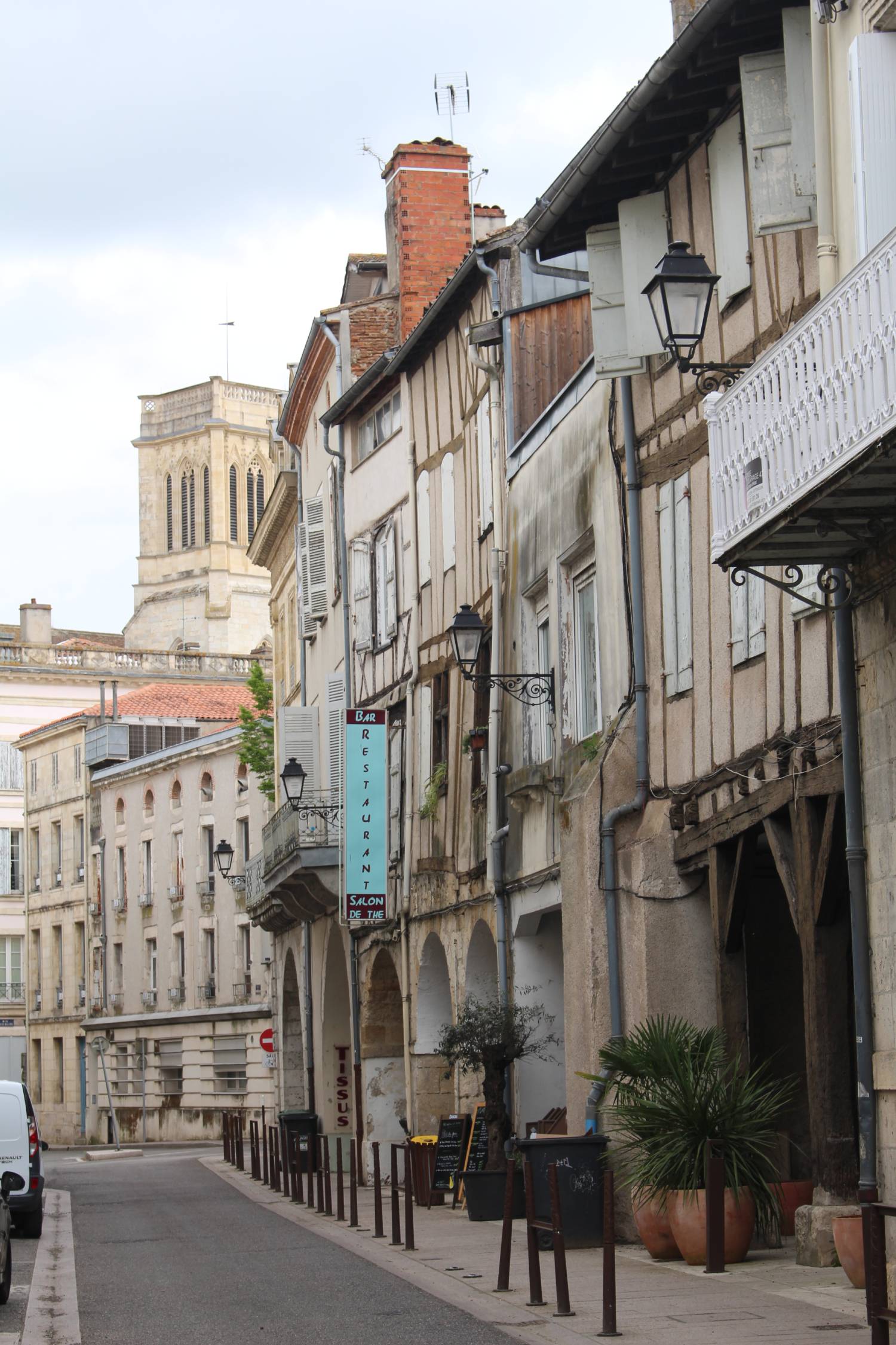 Agen, maisons à colombages
