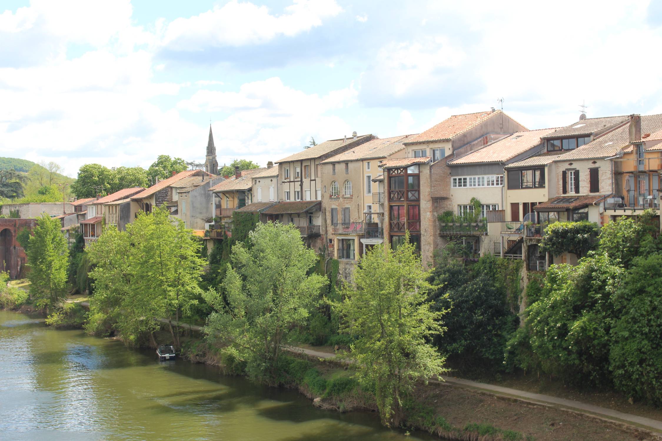 Villeneuve-sur-Lot, maisons typiques