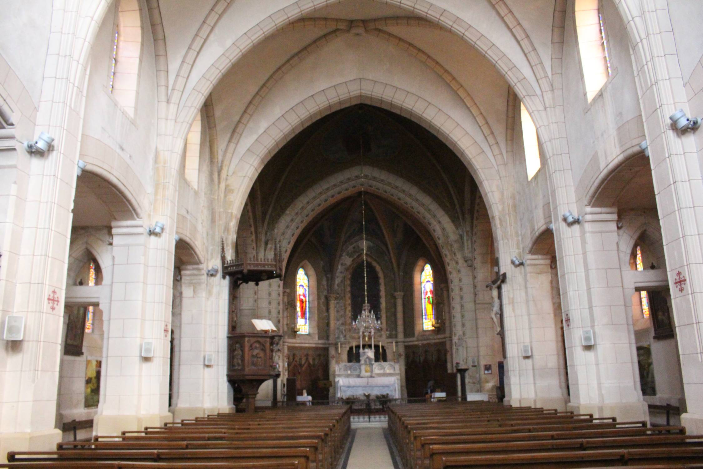 Tournon-d'Agenais, église Saint-Barthélémy, intérieur