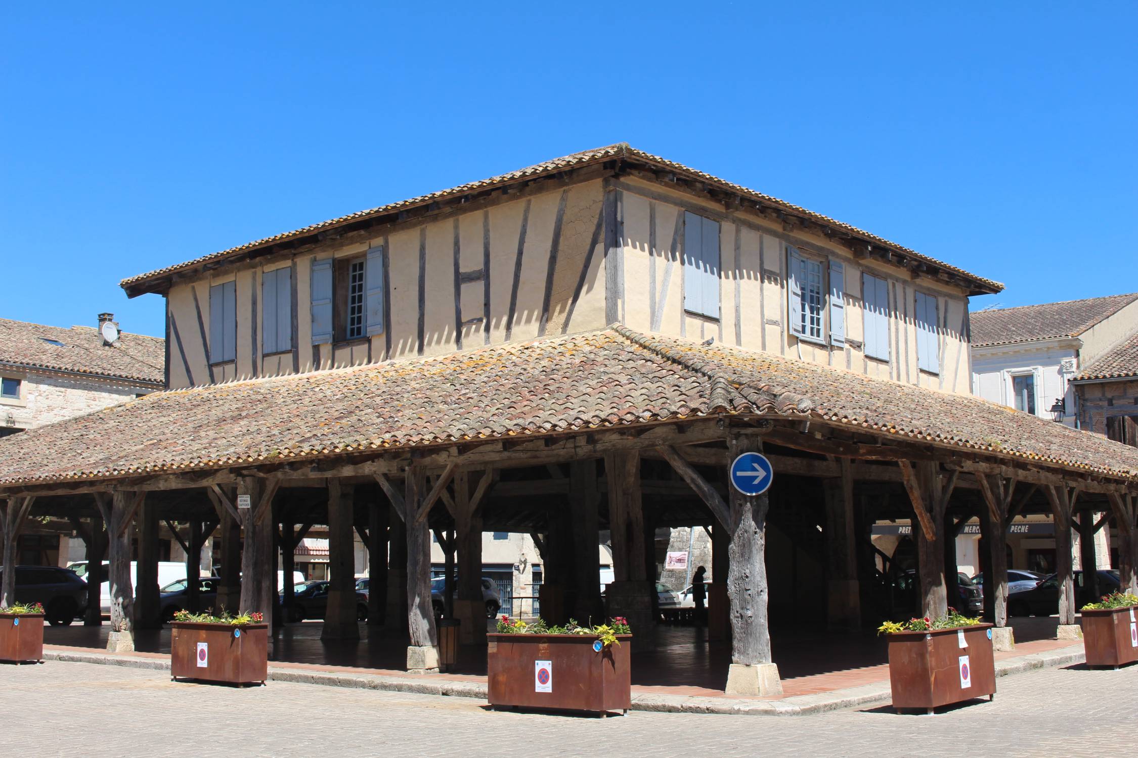 La halle de Villeréal