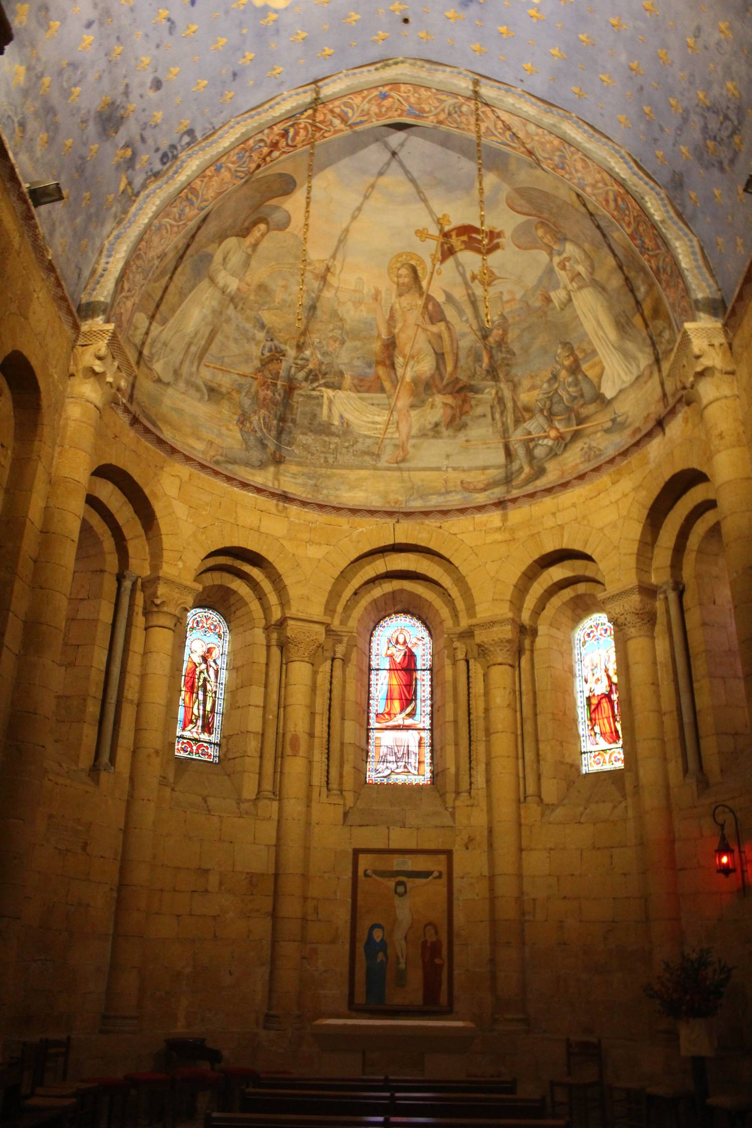 Abbaye de Cadouin, fresque
