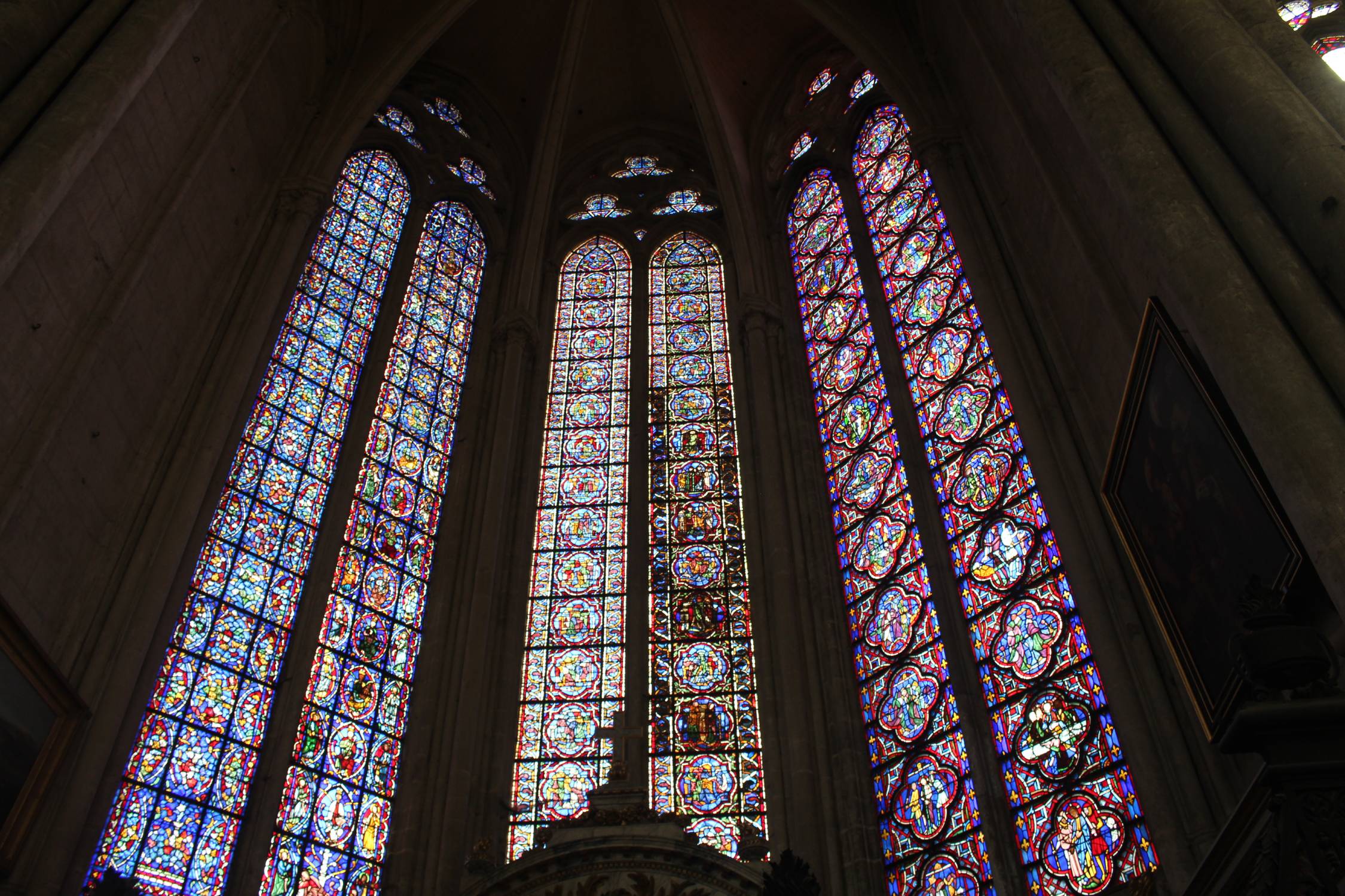 Amiens, cathédrale Notre-Dame, vitraux
