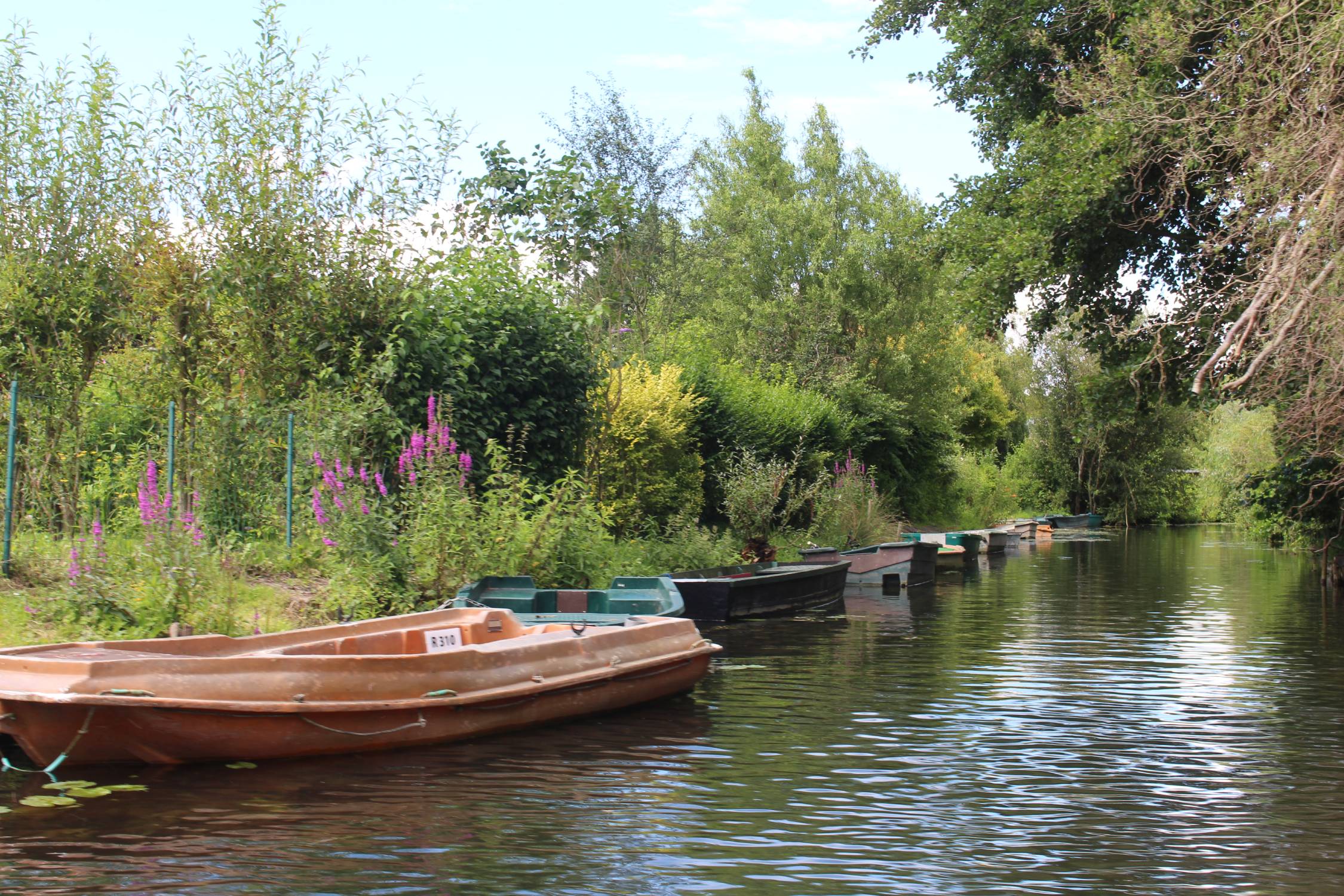 Amiens, hortillonnages, barques