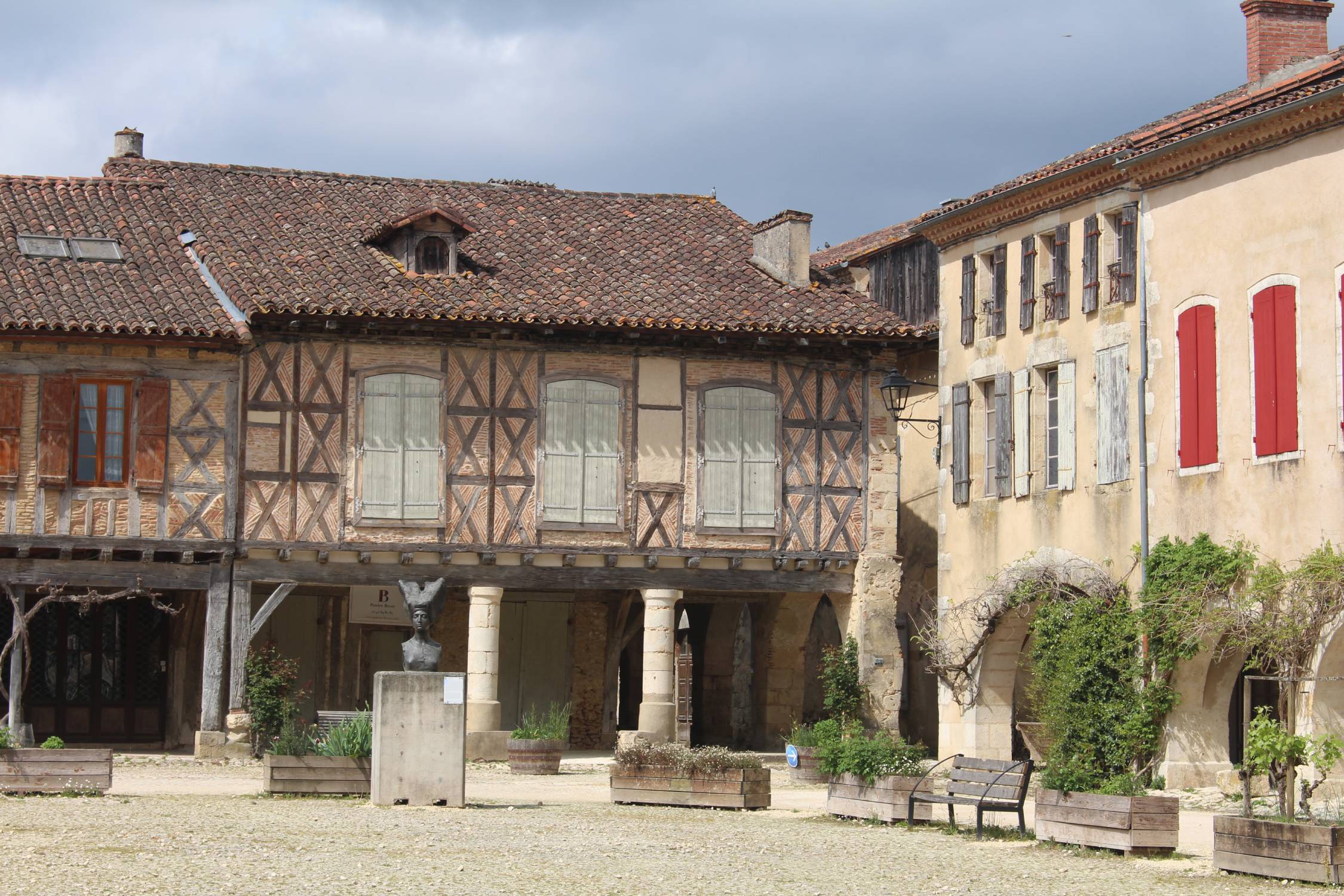 Labastide-d'Armagnac, maisons typiques