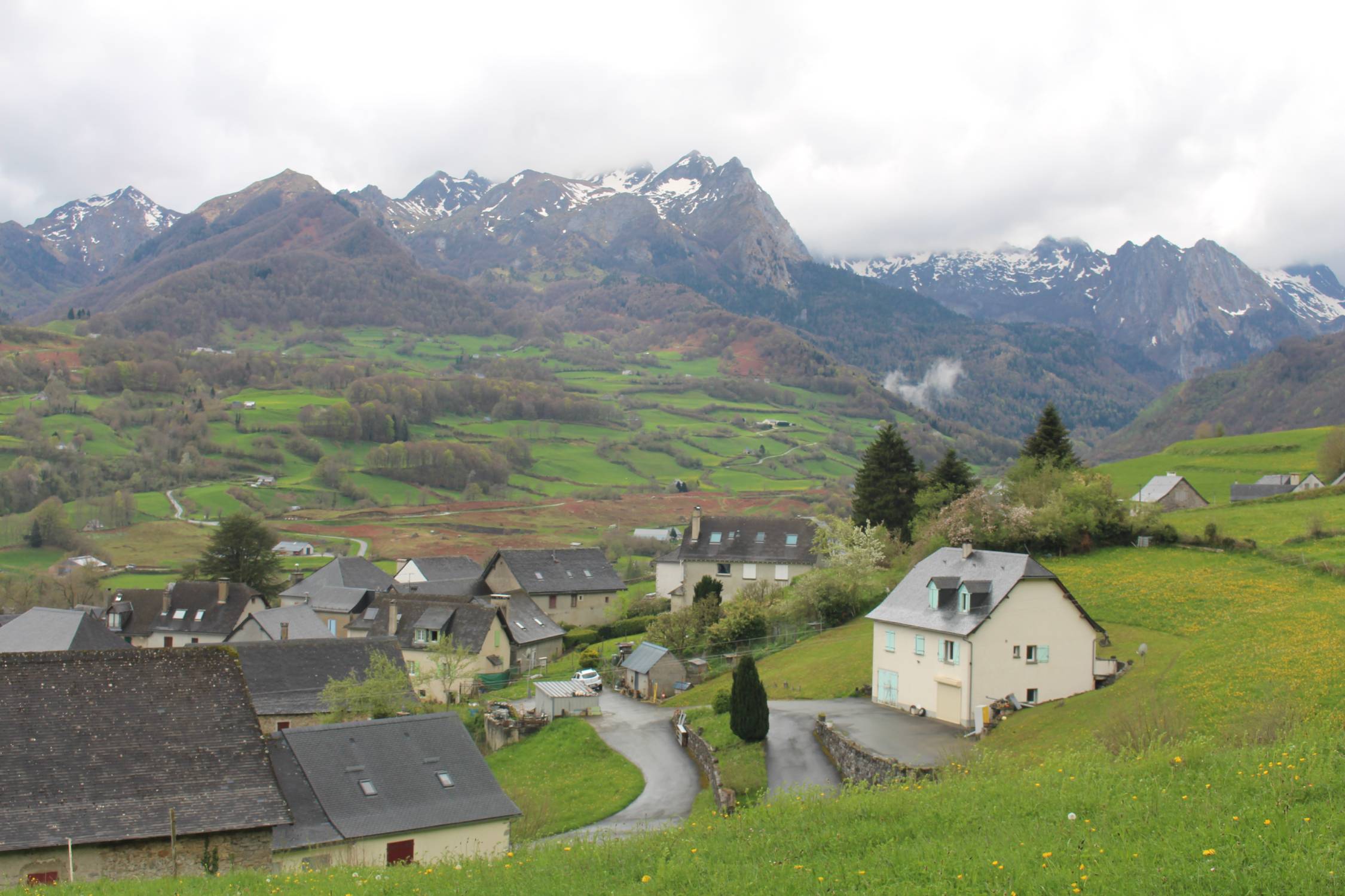 Vallée d'Aspe, Lescun, paysage