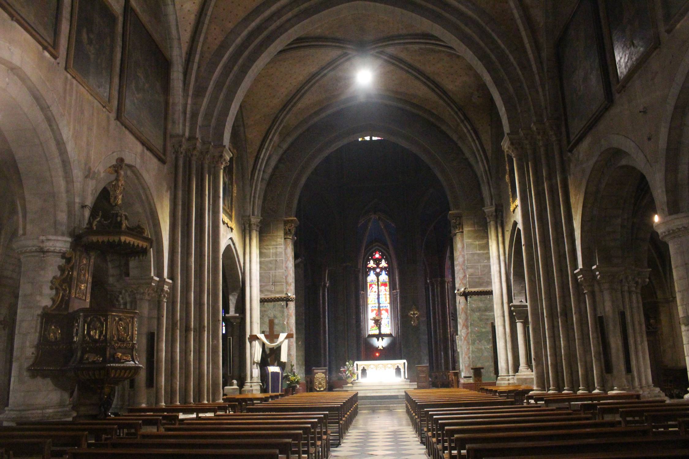 Oloron-Sainte-Marie, cathédrale Sainte-Marie, intérieur