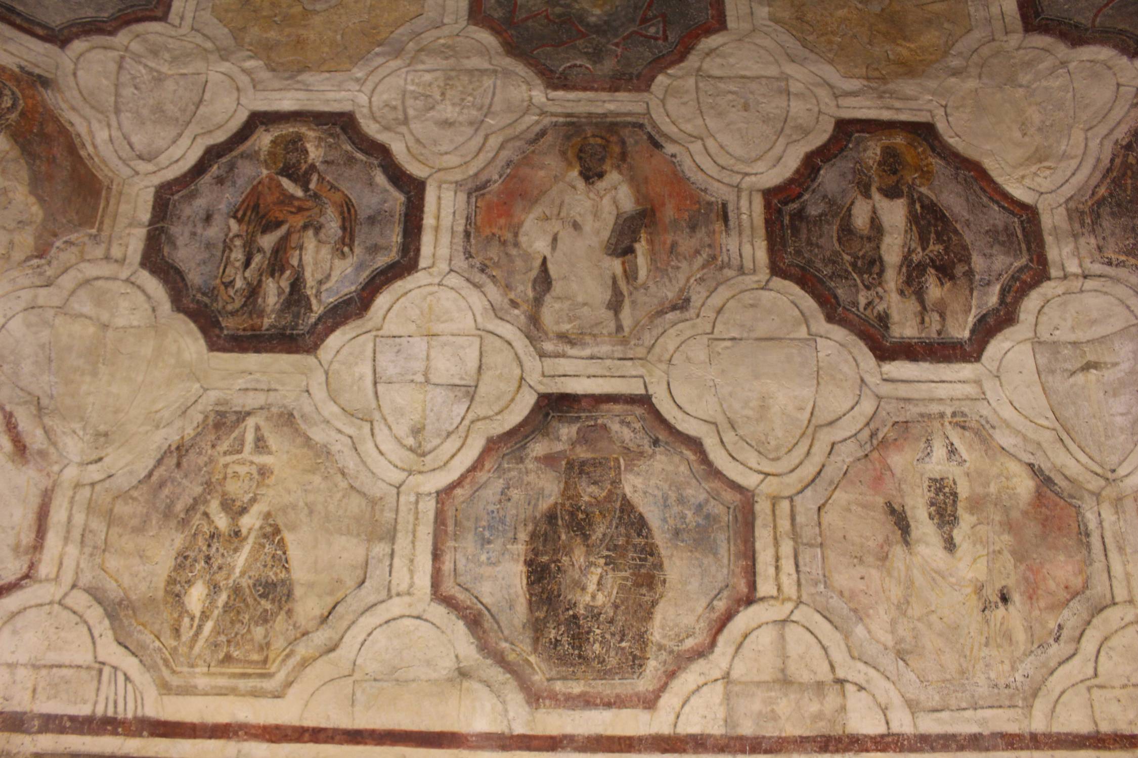 La Romieu, collégiale Saint-Pierre, peintures murales