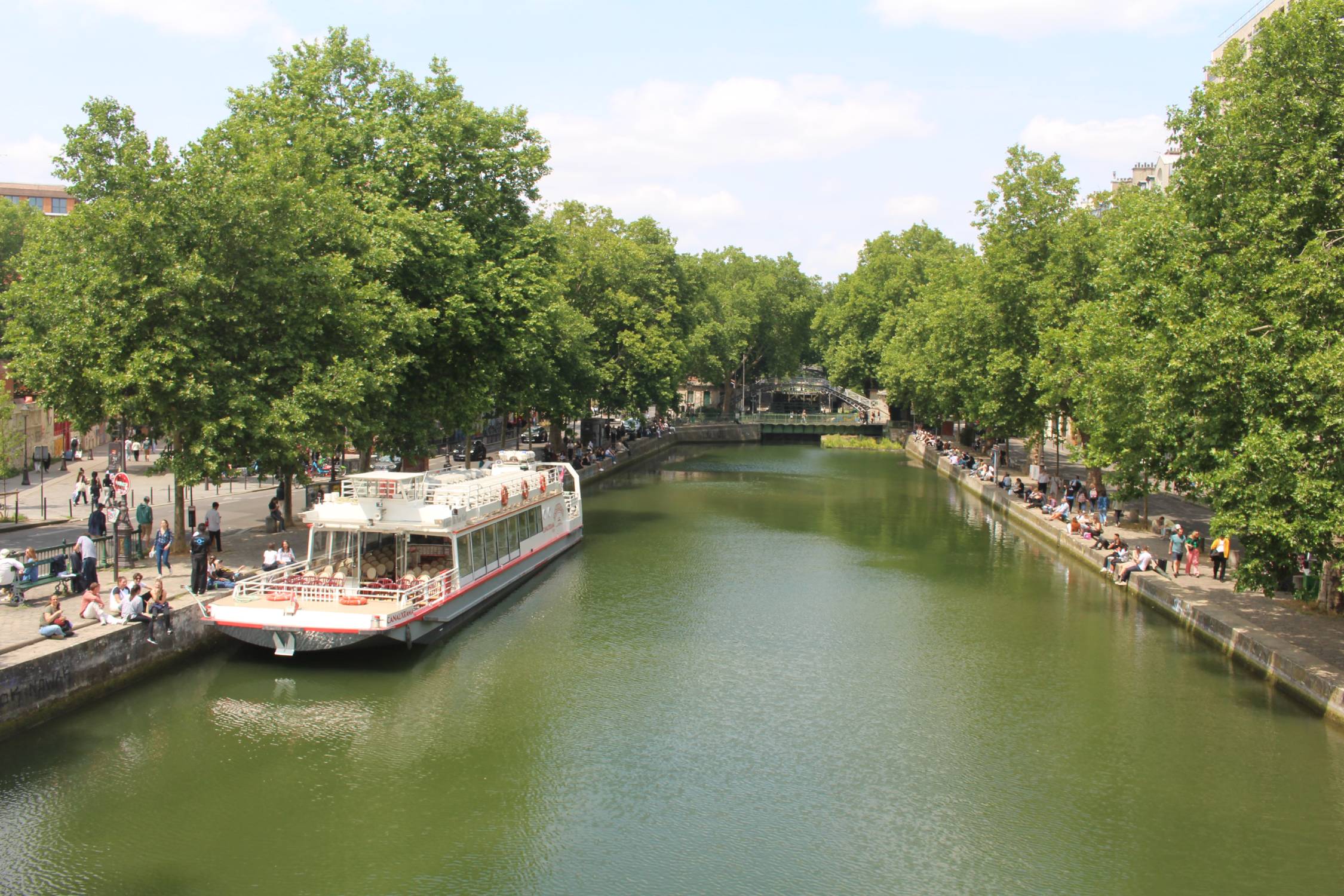 Paris, canal Saint-Martin, quais
