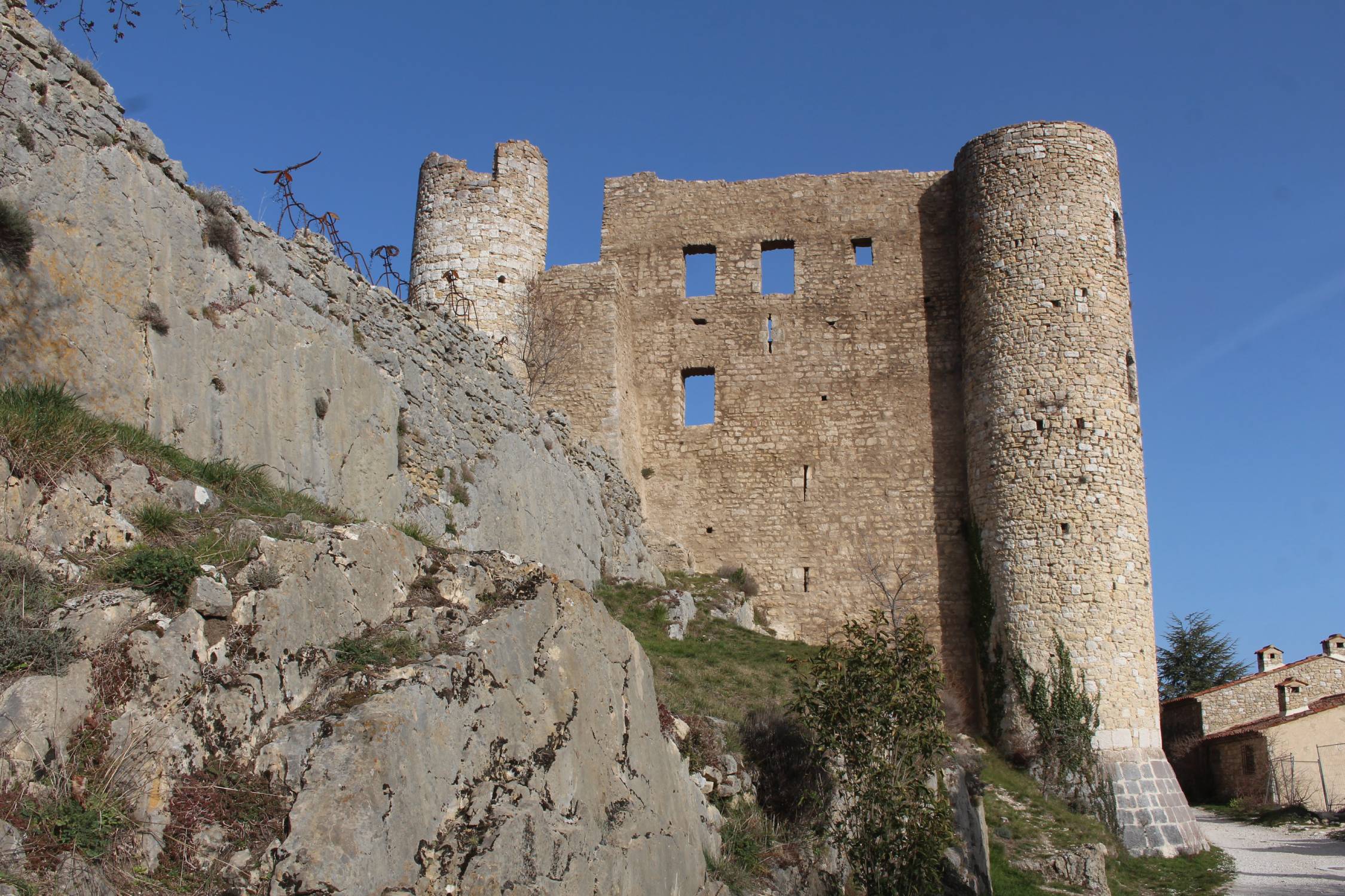 Barg&egrave;me, ch&acirc;teau de Pontev&egrave;s, ruines
