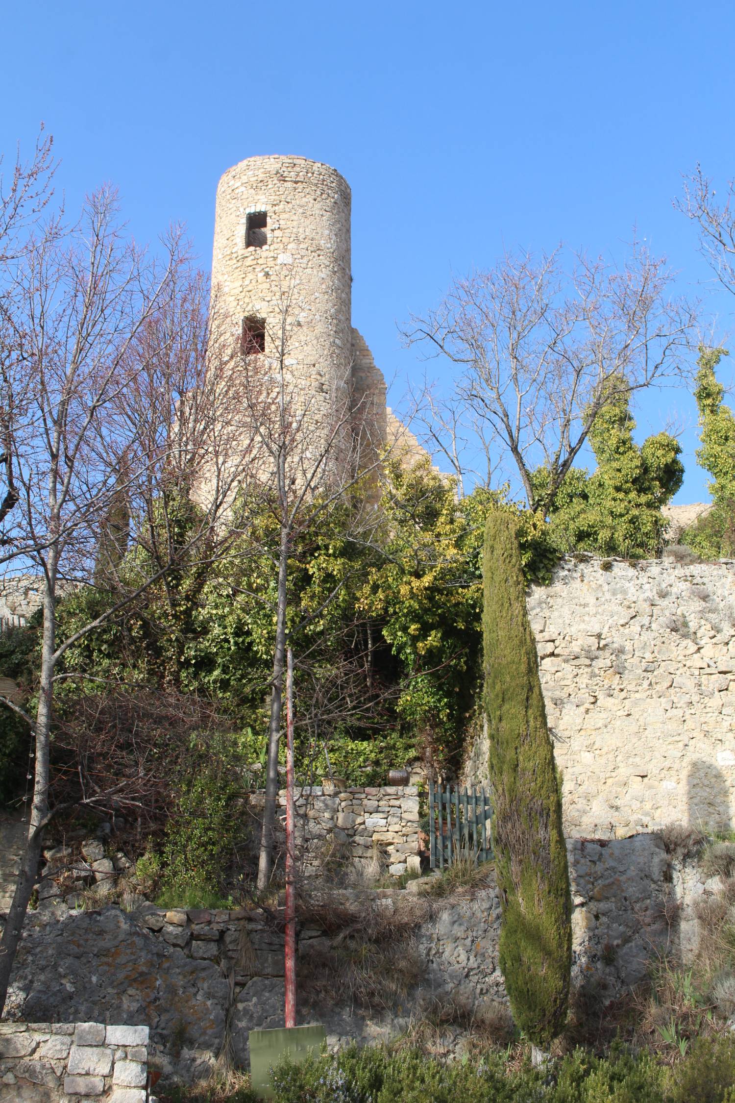 Barg&egrave;me, ch&acirc;teau de Pontev&egrave;s, tour