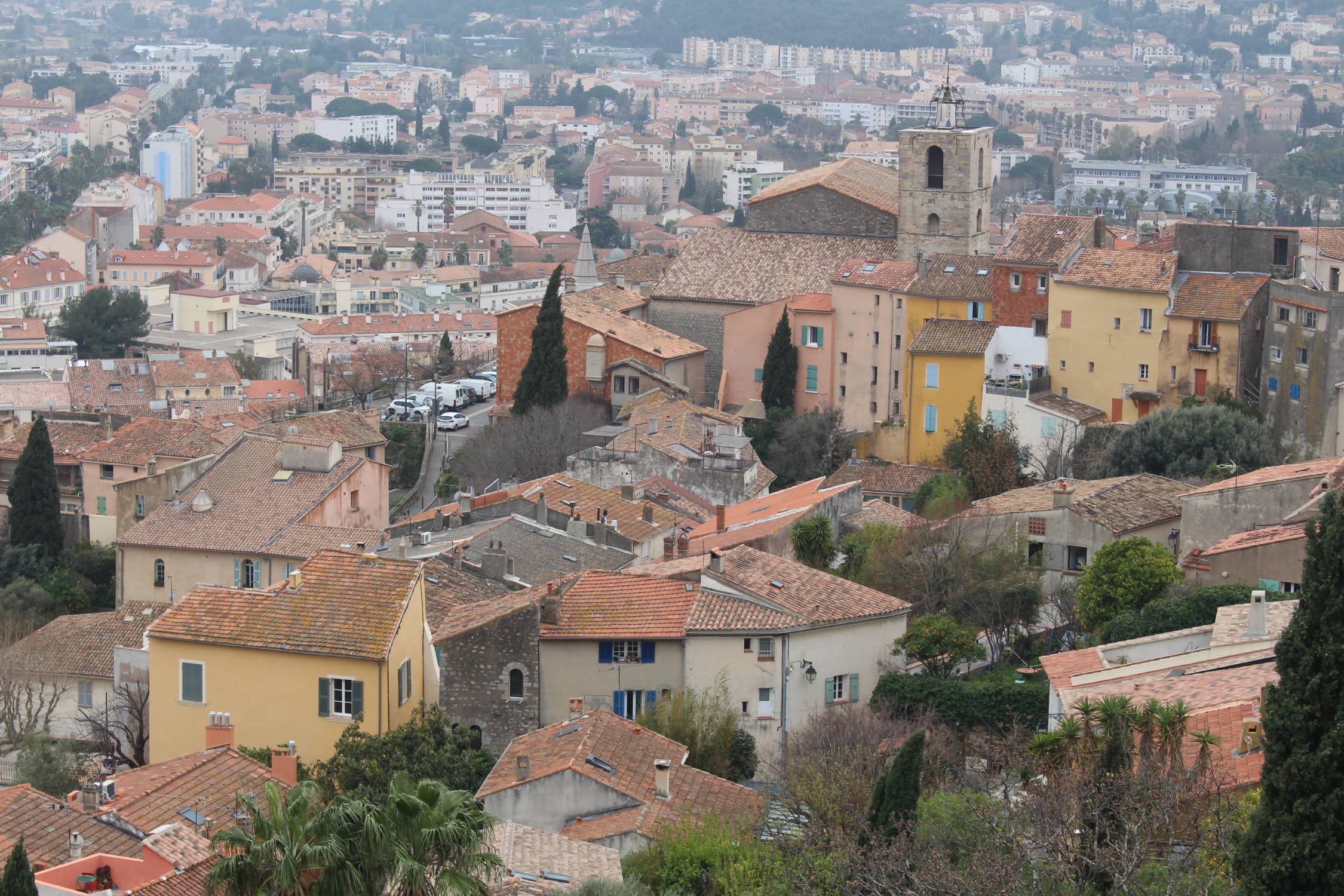 Hy&egrave;res, paysage
