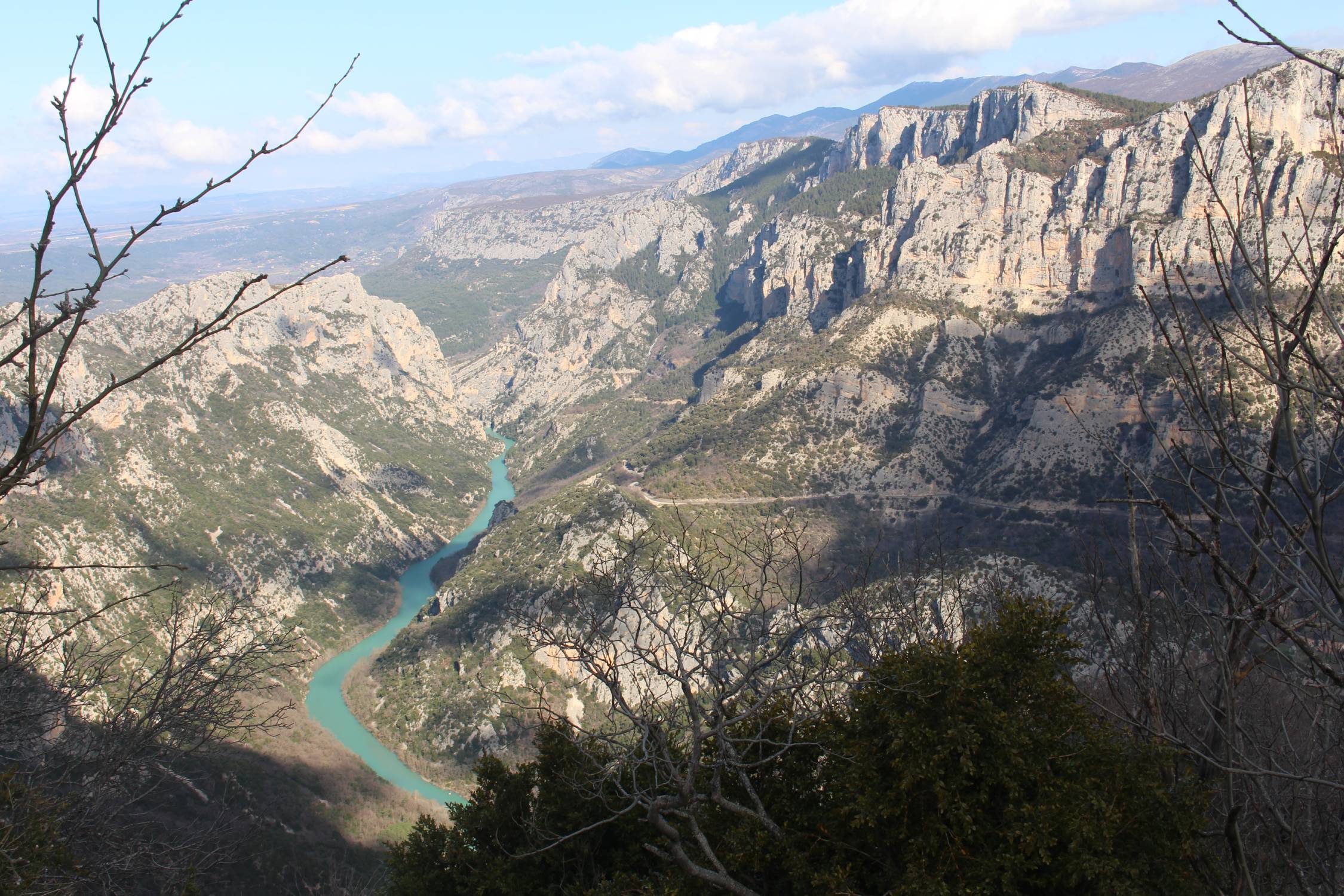 Gorges du Verdon, col d'Illoire, paysage