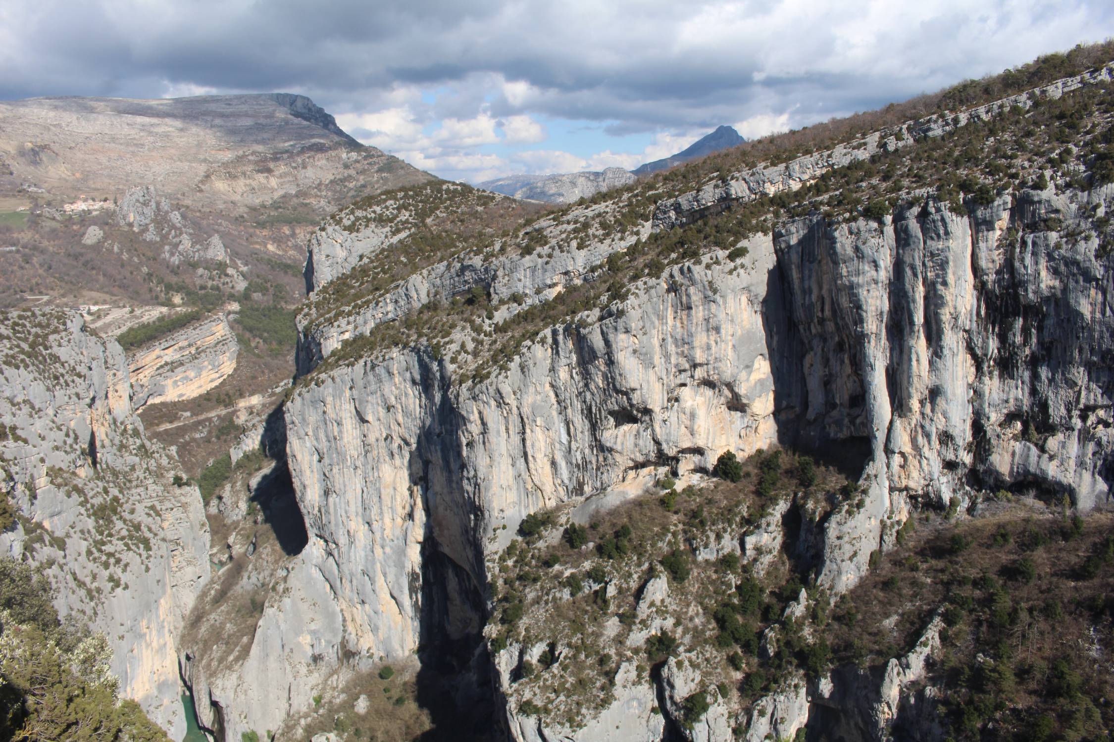 Gorges du Verdon, belv&eacute;d&egrave;re de Trescaire, paysage