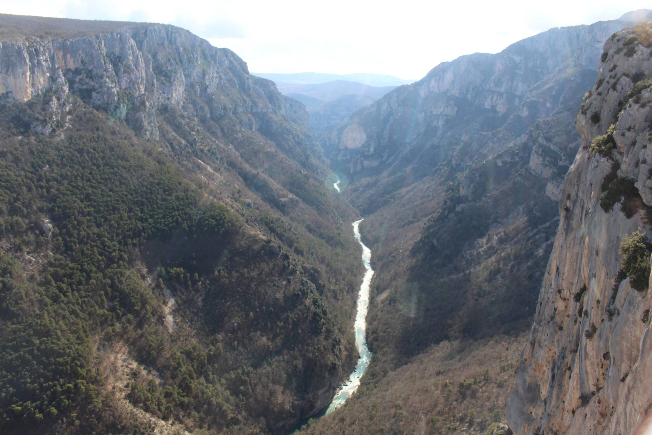 Gorges du Verdon, belv&eacute;d&egrave;re de Trescaire