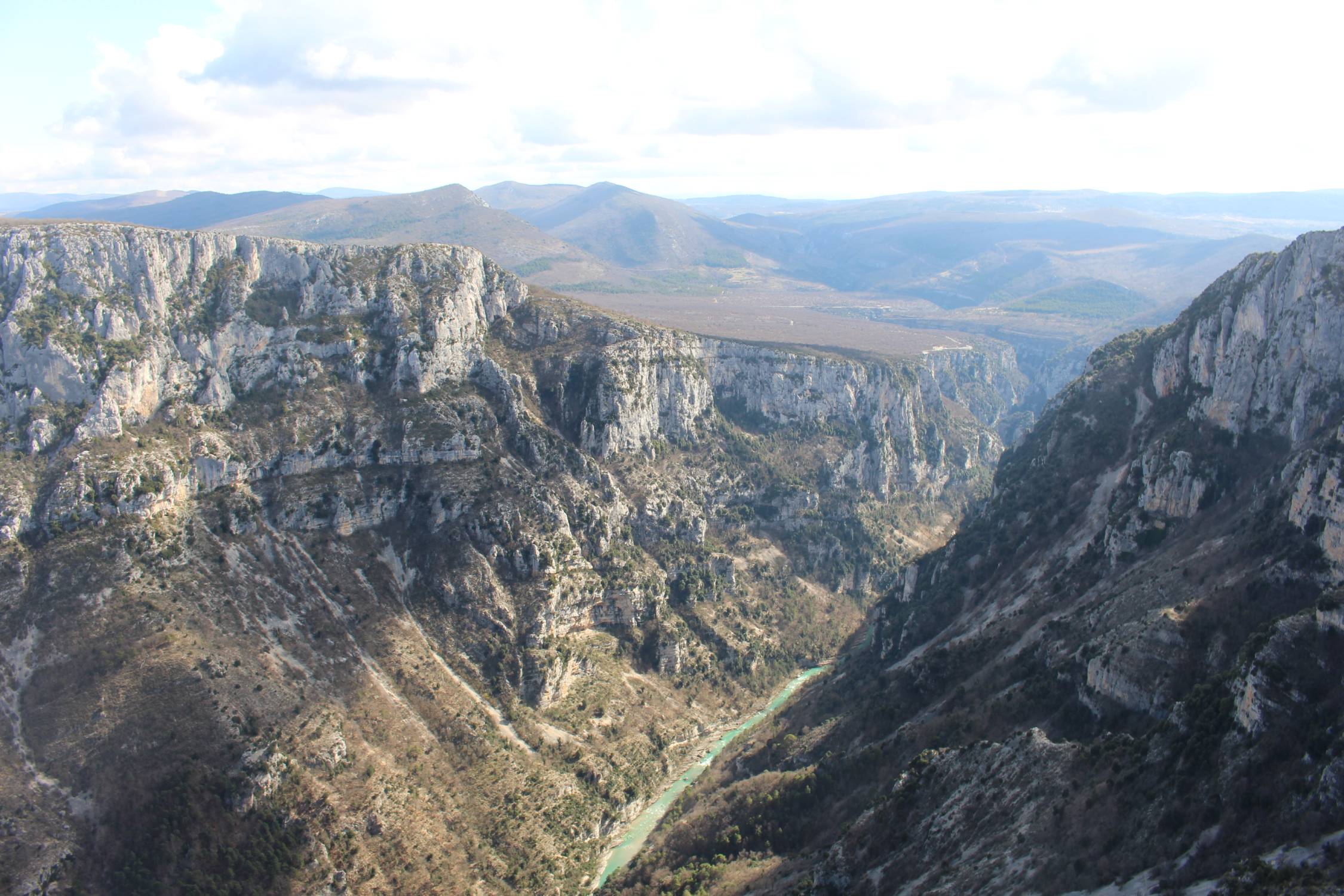 Gorges du Verdon, belv&eacute;d&egrave;re de la Carelle