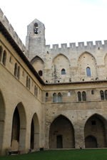 Palais des Papes, clo&icirc;tre, Avignon