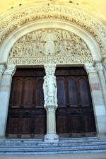 Autun, cath&eacute;drale St-Lazare, portail