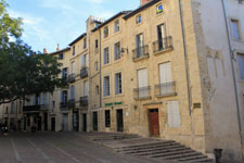 Montpellier, place, &eacute;glise St-Roch